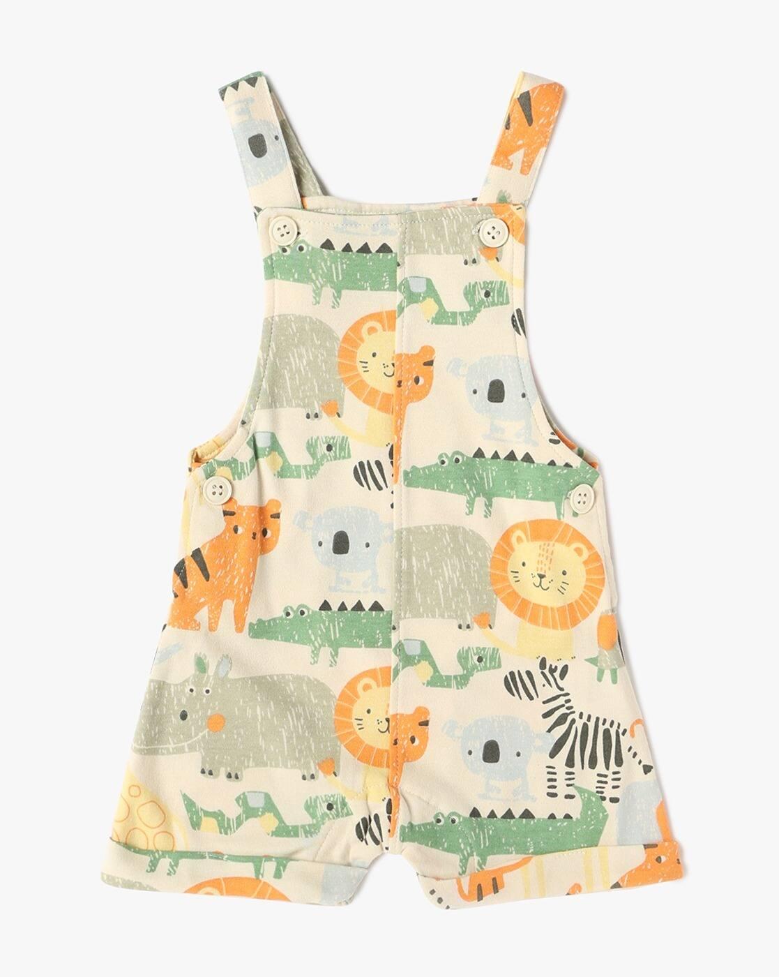 INF FRENDZ | Boys Graphic Print Dungaree with T-Shirt|3