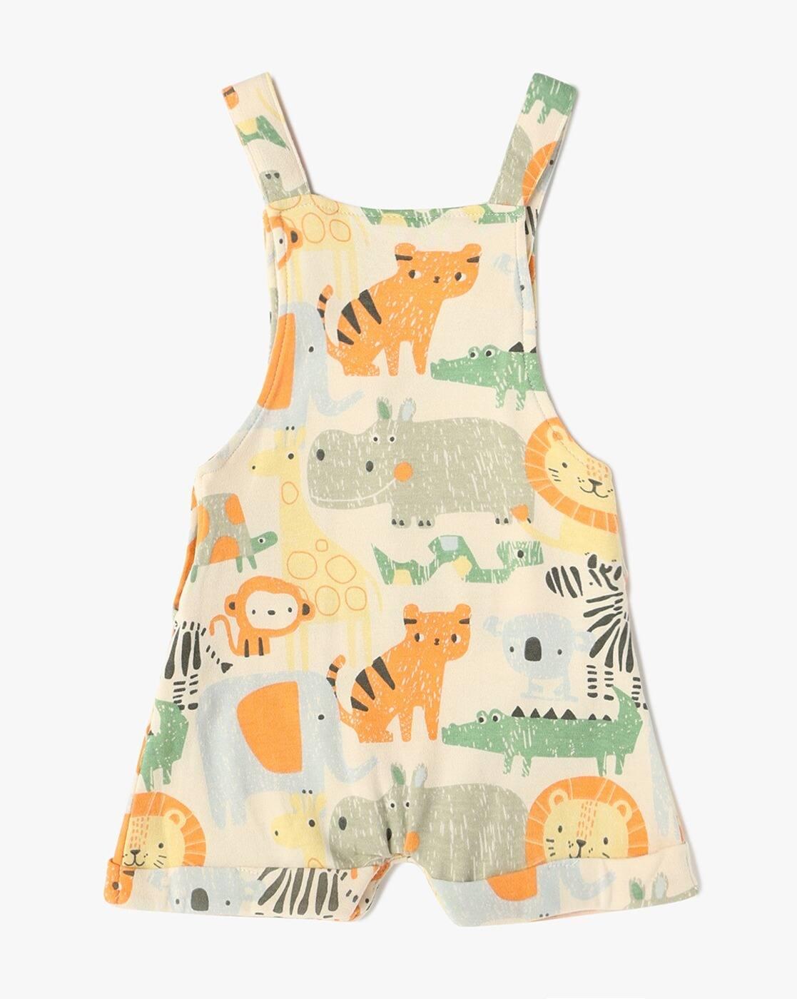 INF FRENDZ | Boys Graphic Print Dungaree with T-Shirt|4