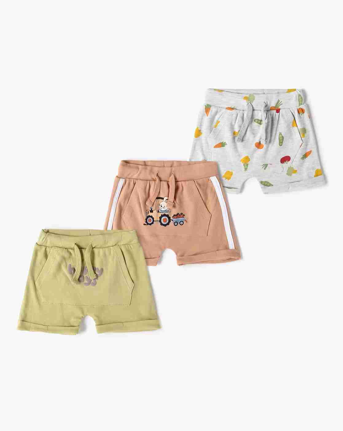 INF FRENDZ | Boys Pack of 3 Printed Shorts|0