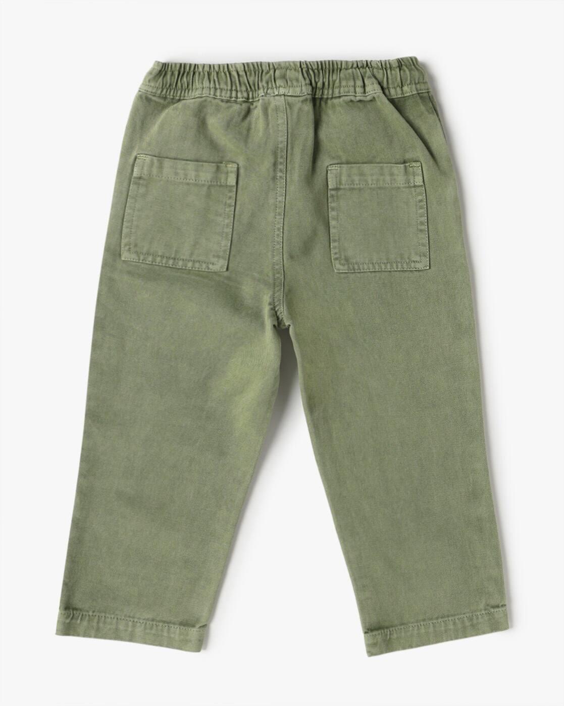 INF FRENDZ | Boys Straight Fit Pants with Drawstring Waist|1