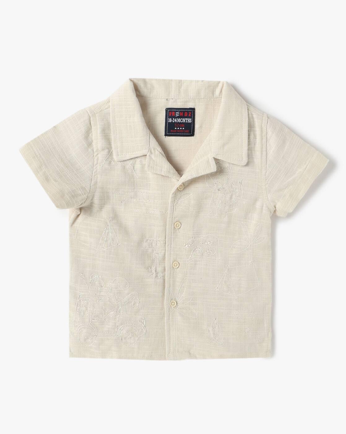 INF FRENDZ | Embroidered Tailored Fit Shirt|0
