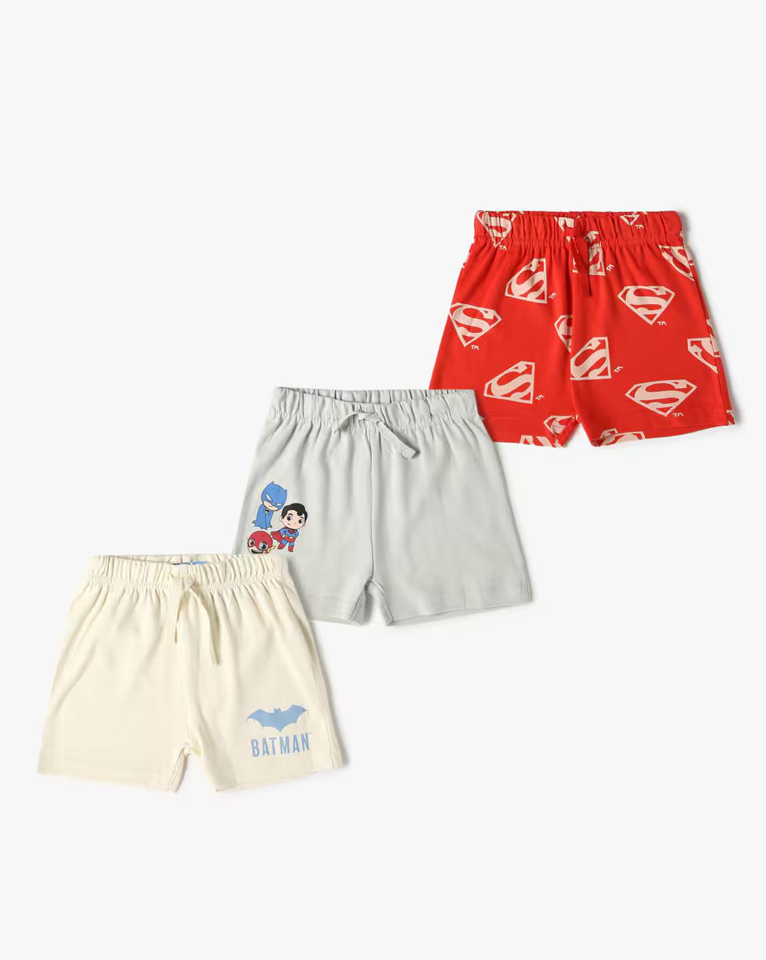INF FRENDZ | Pack of 3 Printed Assorted Shorts|0