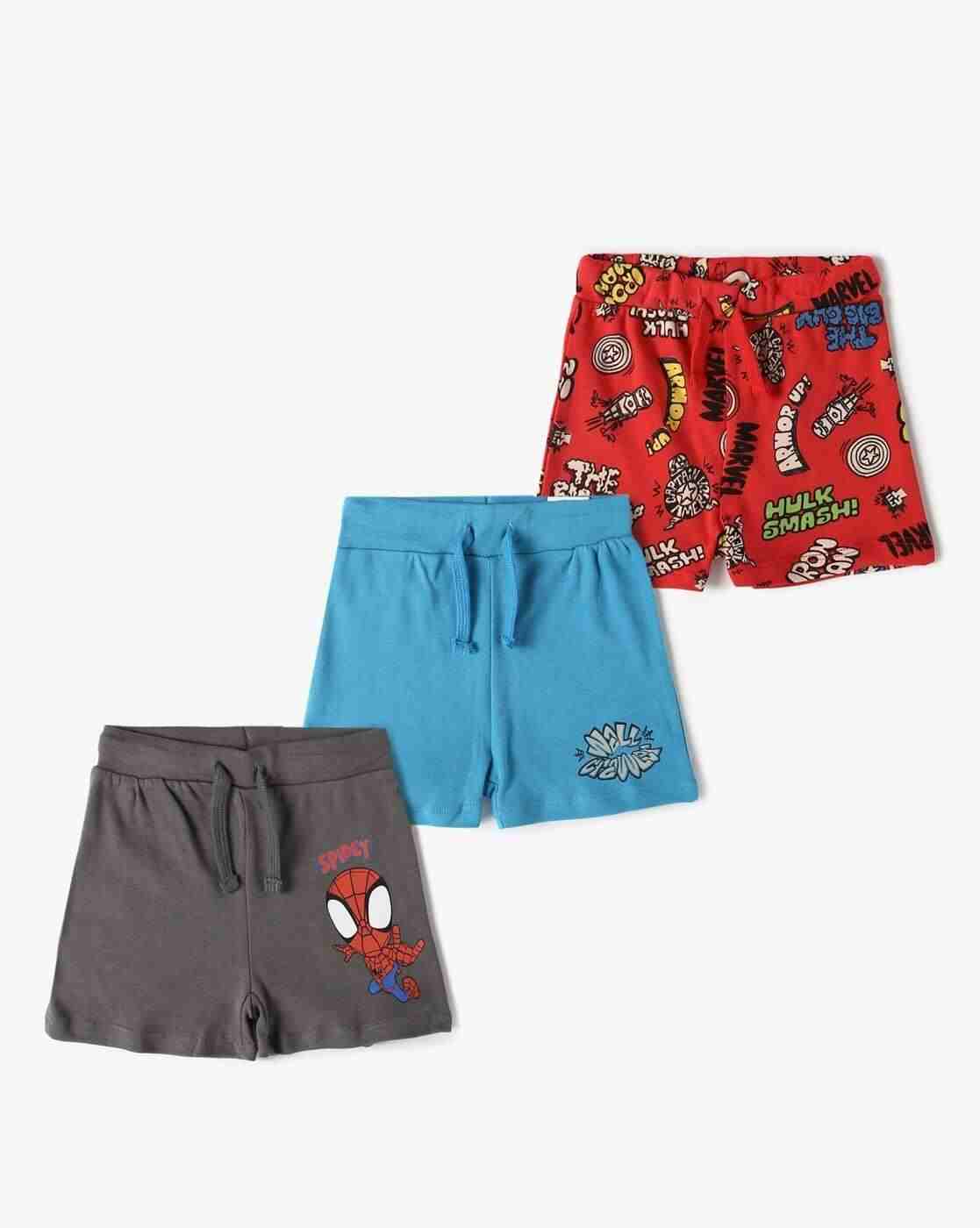 INF FRENDZ | Boys Pack of 3 Printed Cotton Shorts|0