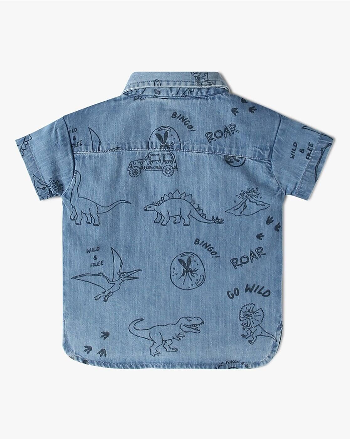 INF FRENDZ | Boys Printed Tailored Fit Shirt|1