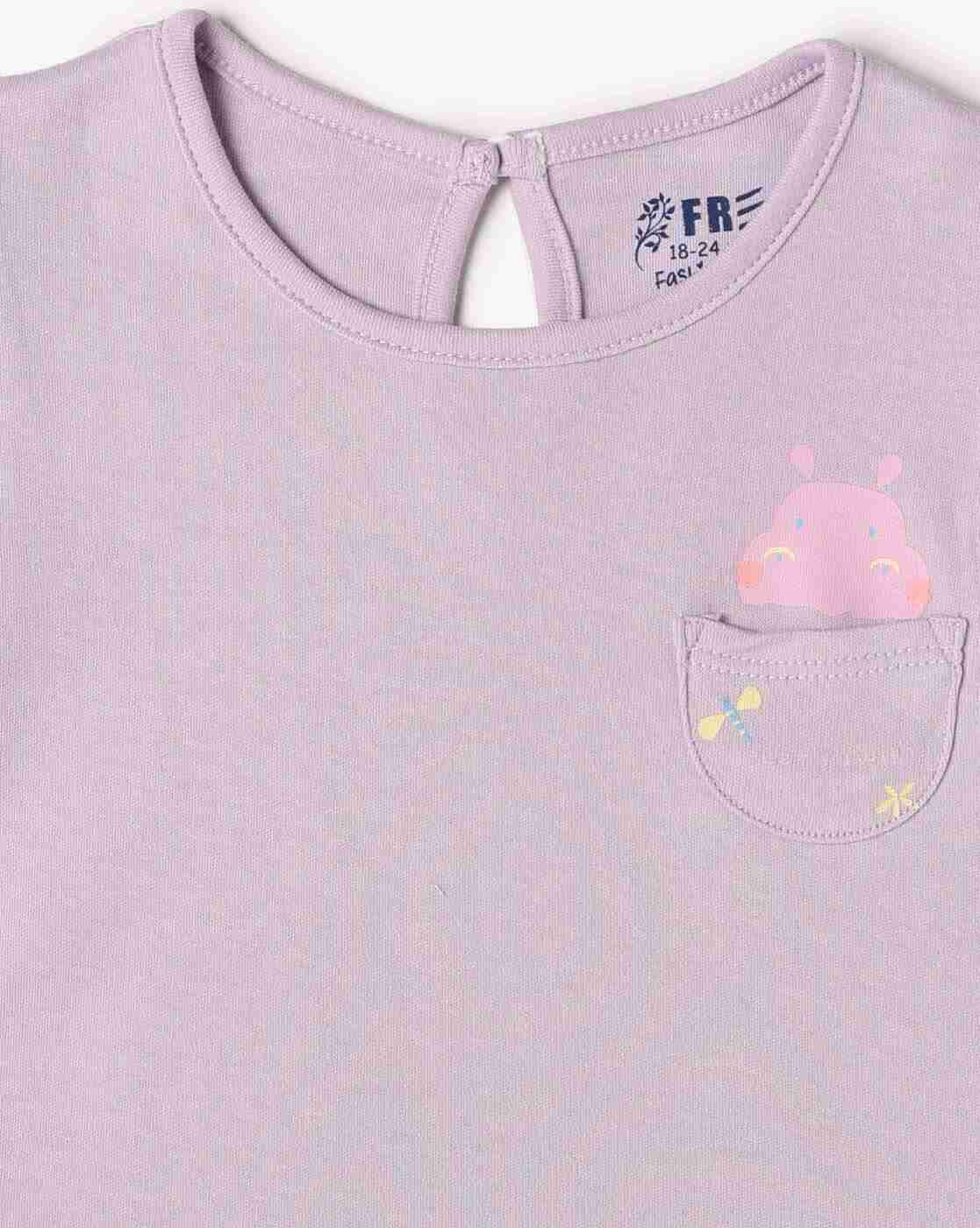 INF FRENDZ | Girls Pack of 3 Printed Round-Neck T-Shirts|7
