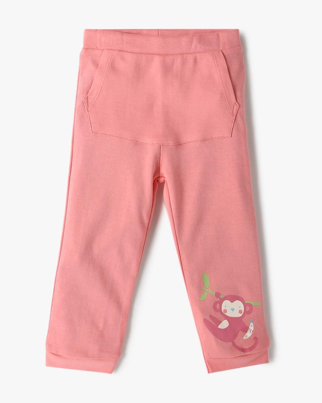 INF FRENDZ | Girls Set of 3 Printed Leggings with Kangaroo Pocket|1