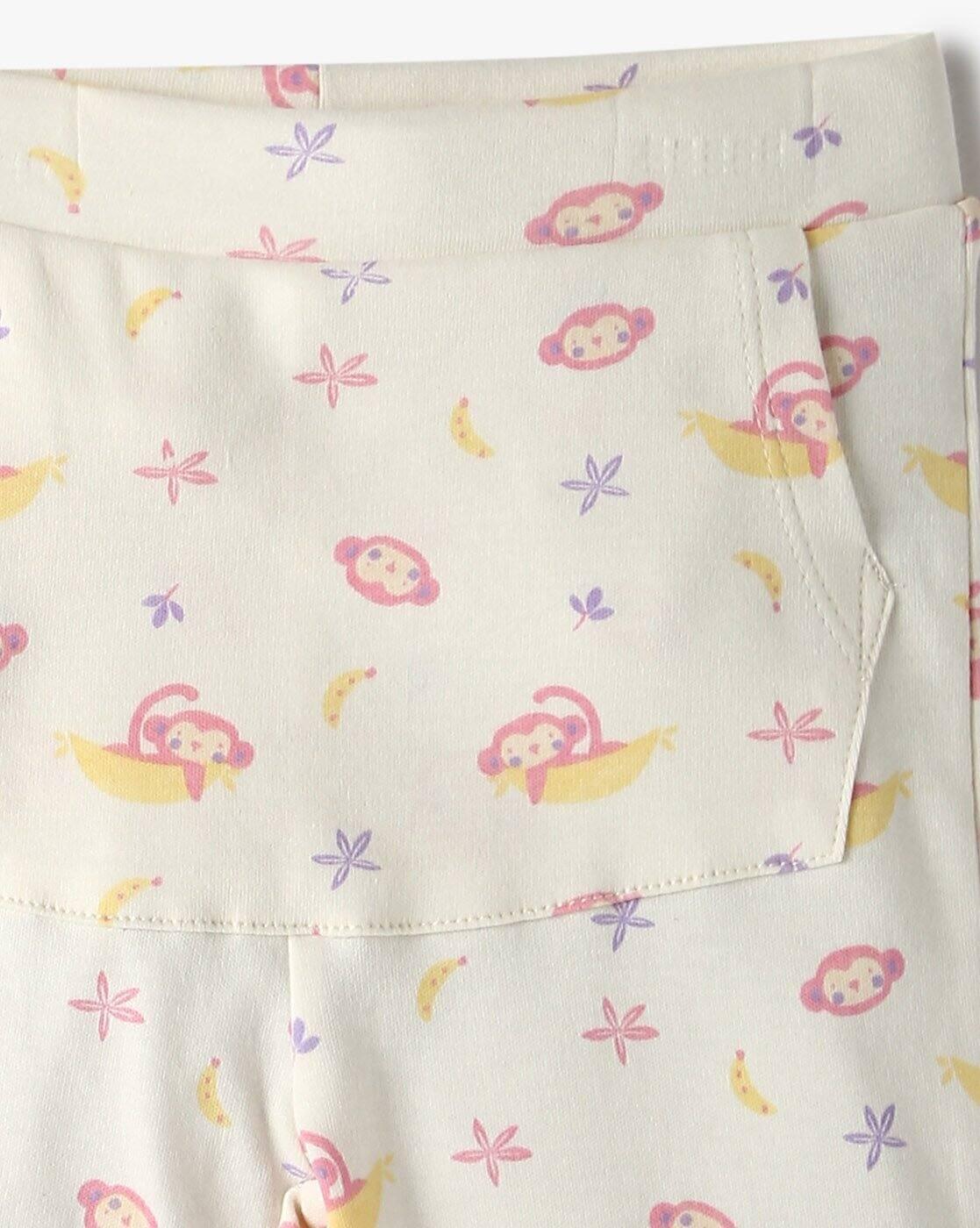 INF FRENDZ | Girls Set of 3 Printed Leggings with Kangaroo Pocket|5
