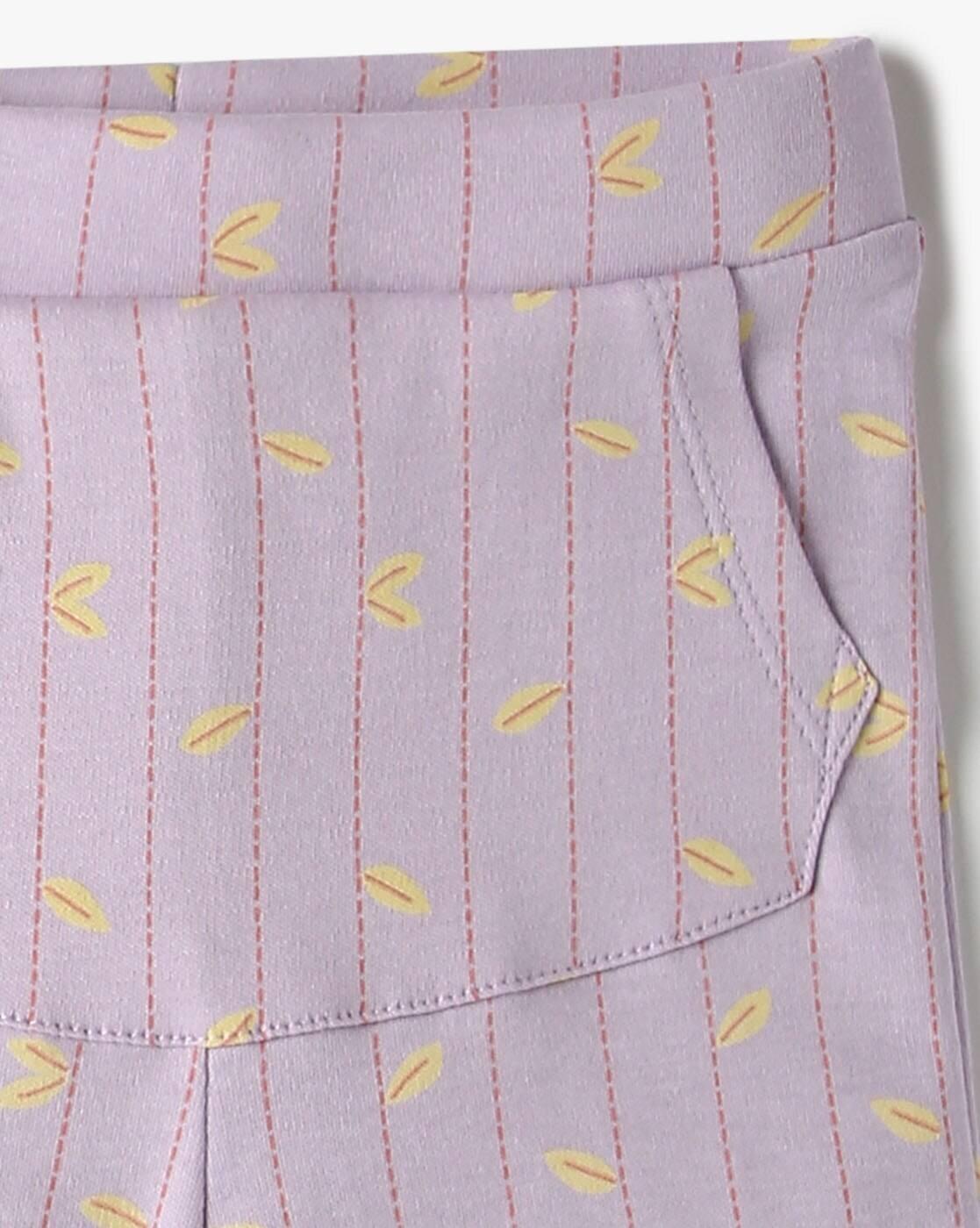 INF FRENDZ | Girls Set of 3 Printed Leggings with Kangaroo Pocket|7