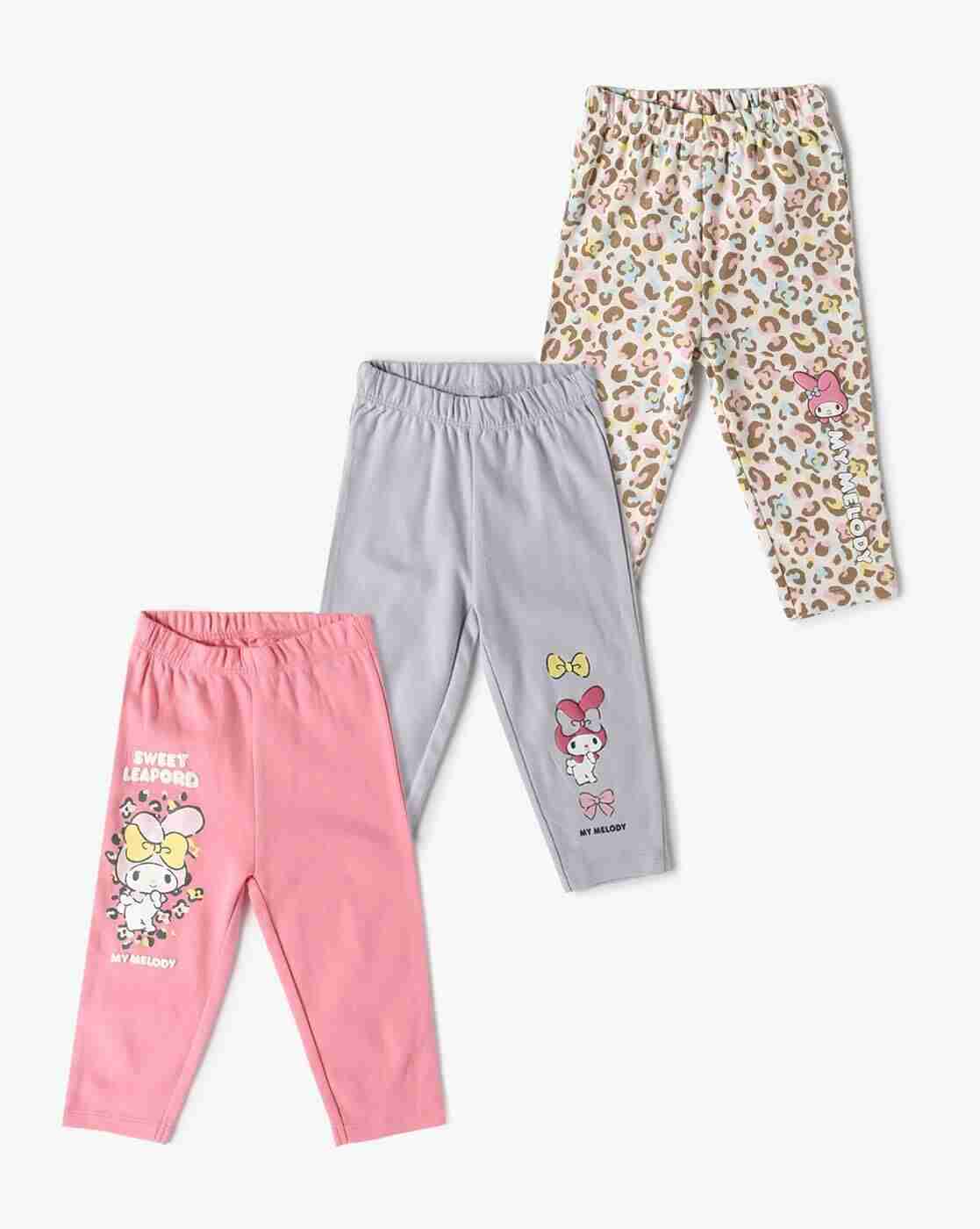 INF FRENDZ | Girls Pack of 3 Printed Leggings|0