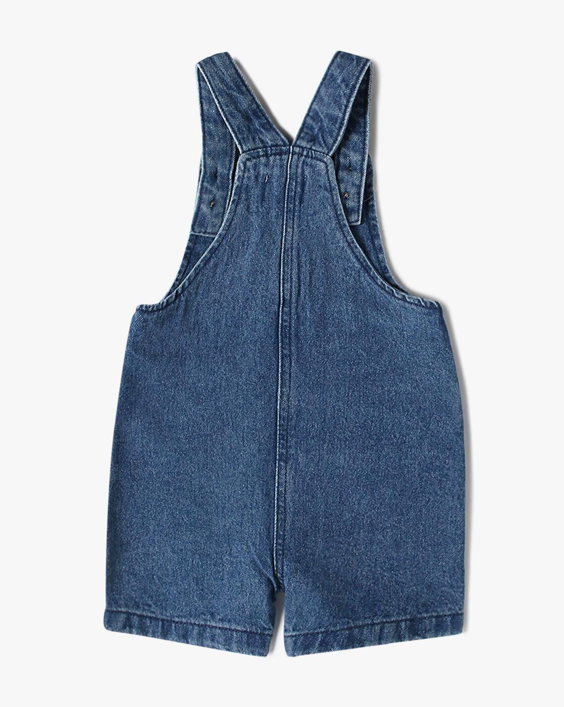 INF FRENDZ | Denim Dungaree with Stripe Tee|4