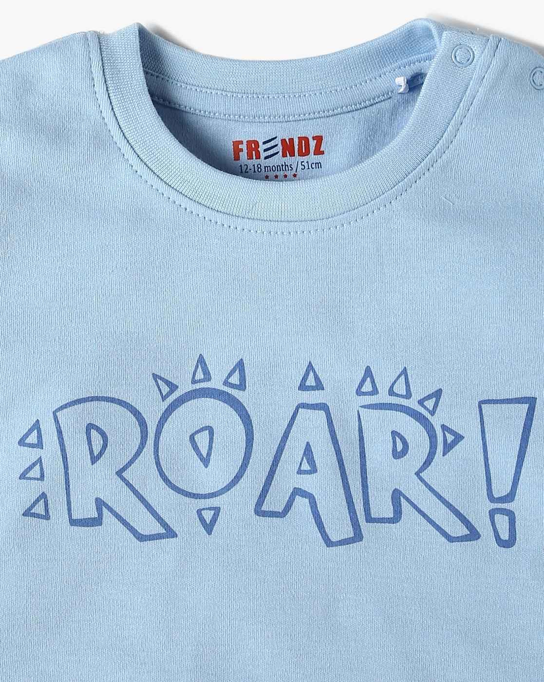 INF FRENDZ | Boys Pack of 3 Printed Tailored Fit Round-Neck T-Shirts|5