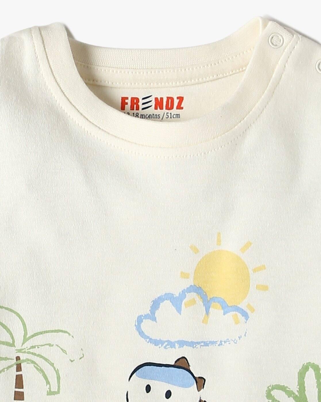 INF FRENDZ | Boys Pack of 3 Printed Tailored Fit Round-Neck T-Shirts|6