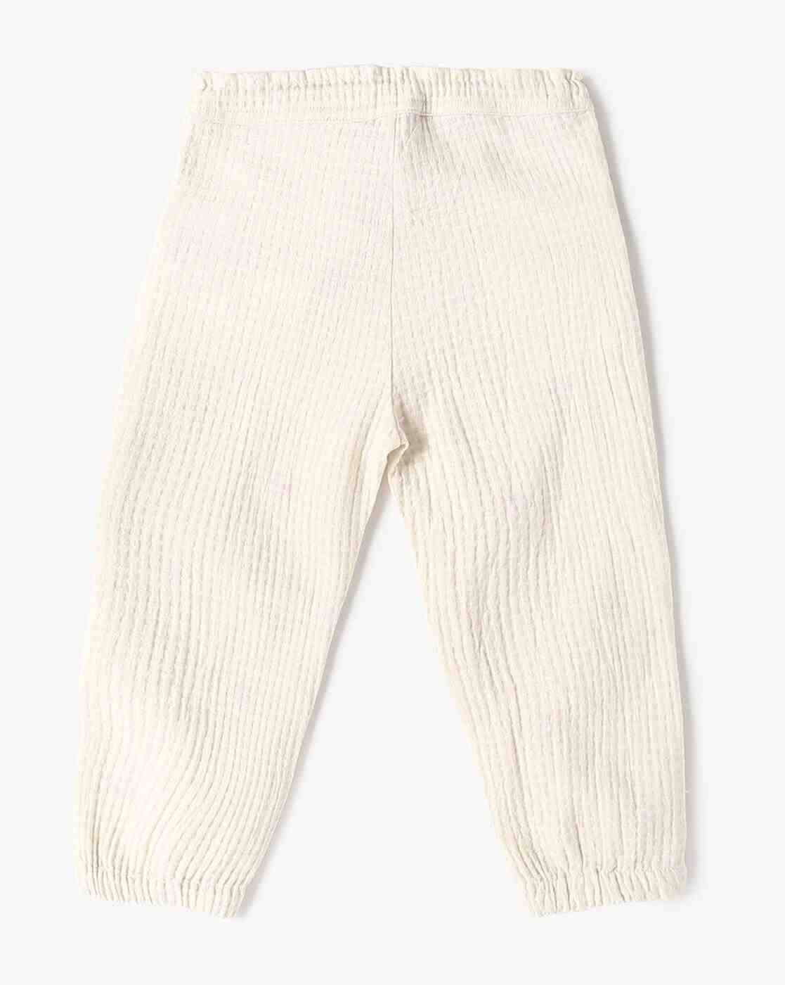 INF FRENDZ | Girls Floral Embroidered Jogger Pants|1