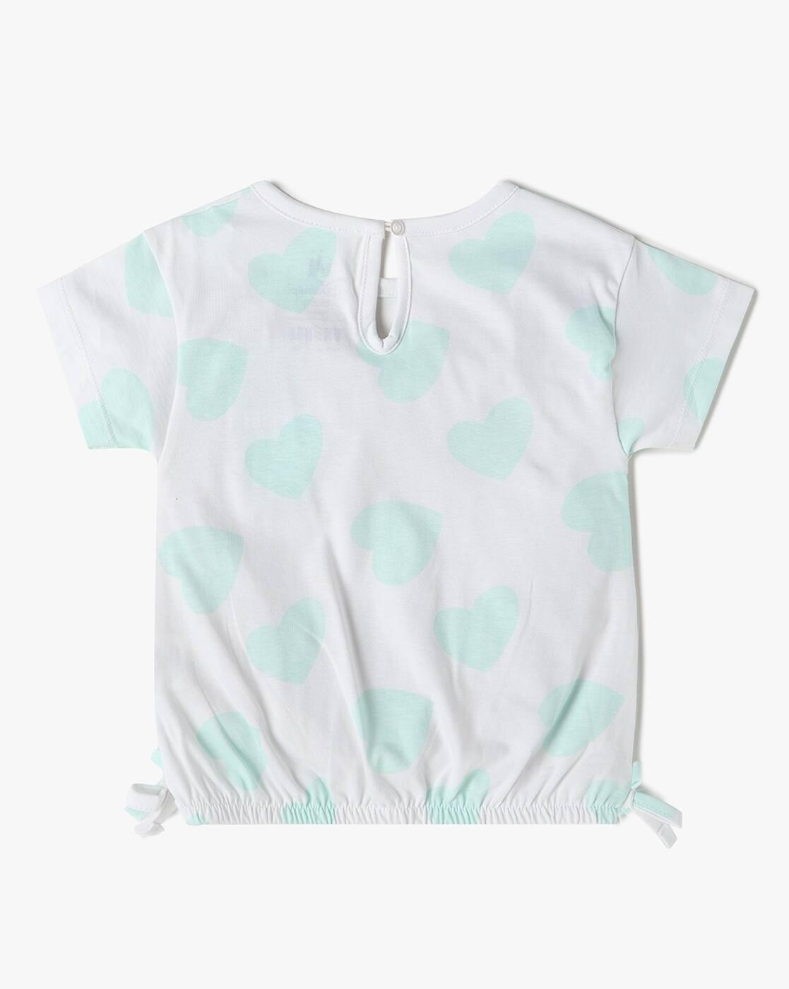 INF FRENDZ | Girls Minnie Print T-Shirt & Shorts Set|2