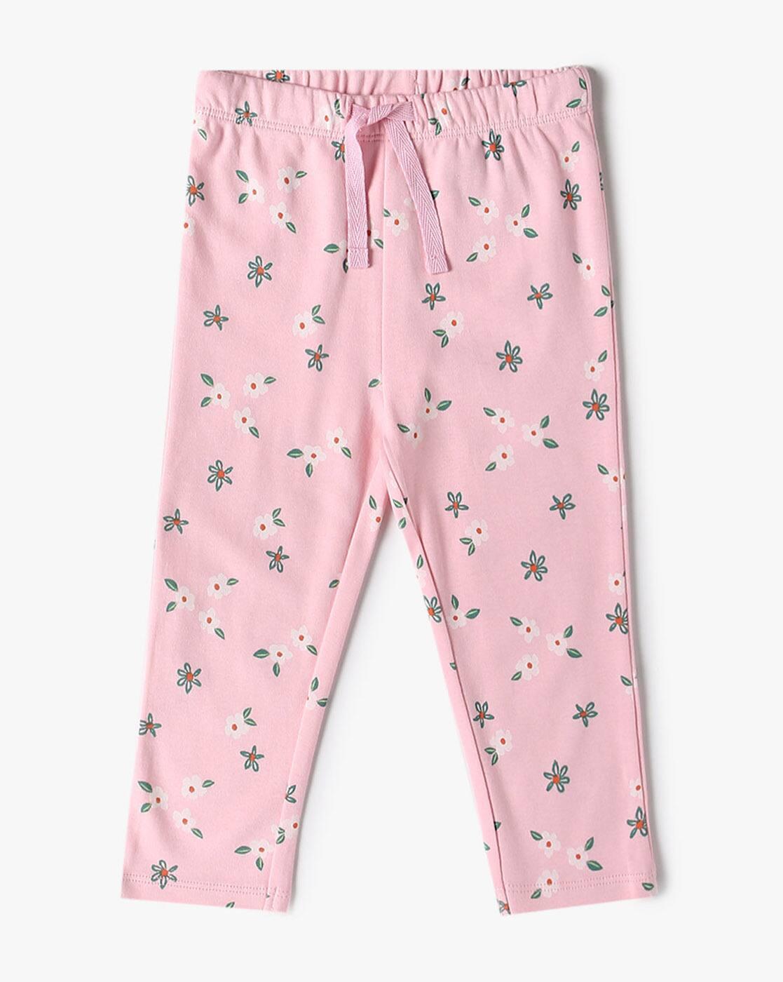 INF FRENDZ | Girls Pack of 3 Printed Cotton Leggings|3
