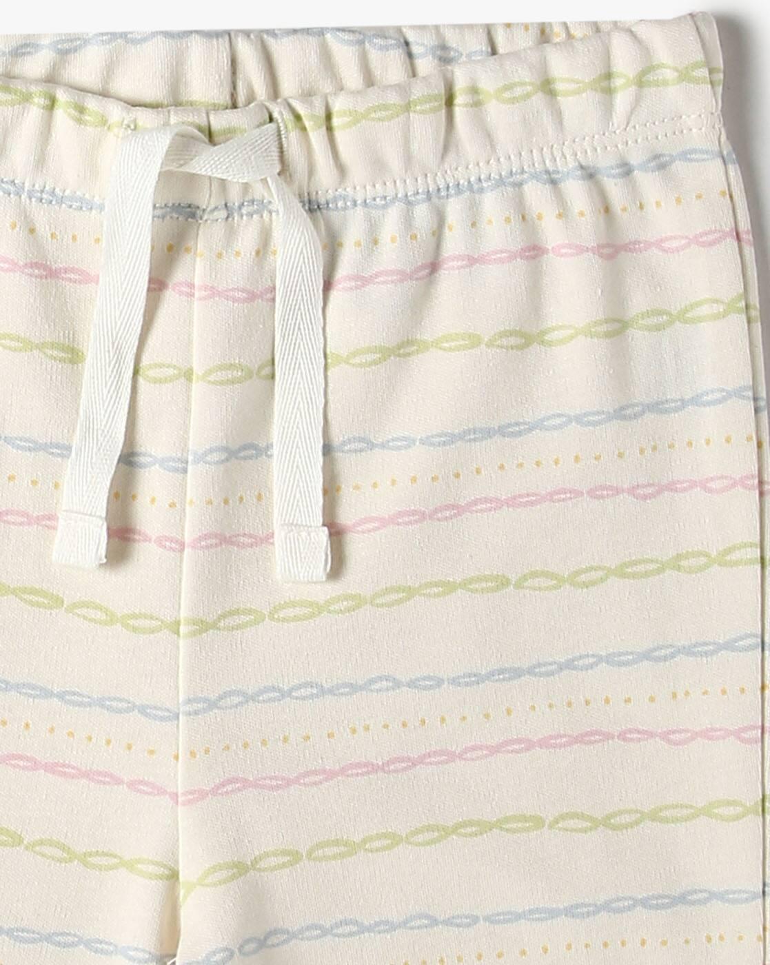 INF FRENDZ | Girls Pack of 3 Printed Cotton Leggings|6