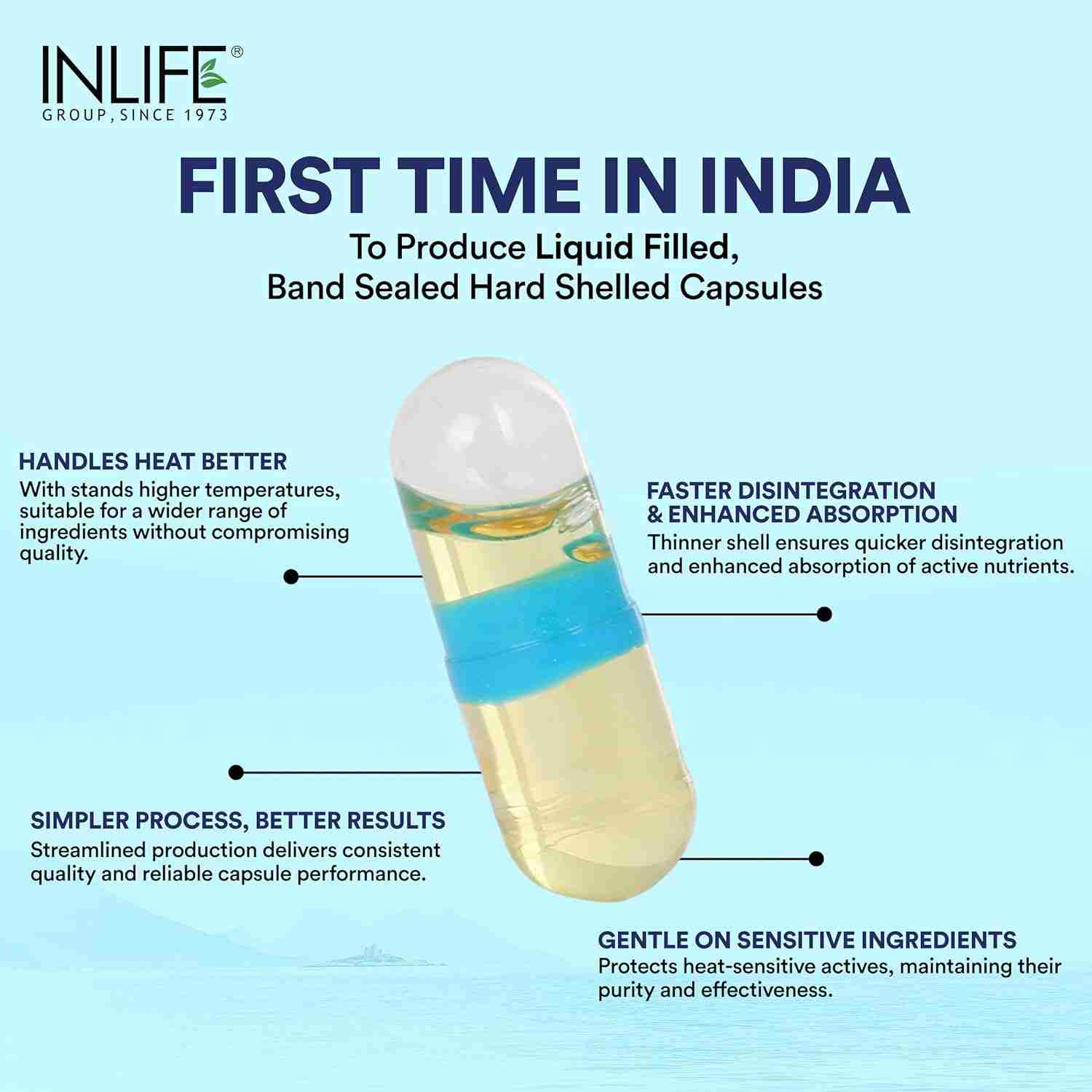 Inlife | Fish Oil Capsules Omega 3 1000mg | 60 Liquid Filled Cap