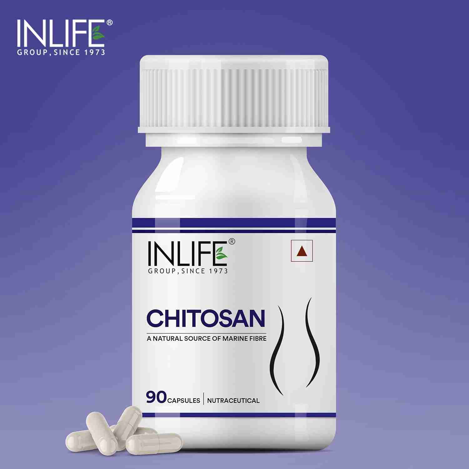 Inlife | Chitosan Supplement 1050 mg, per serving | 90 Cap