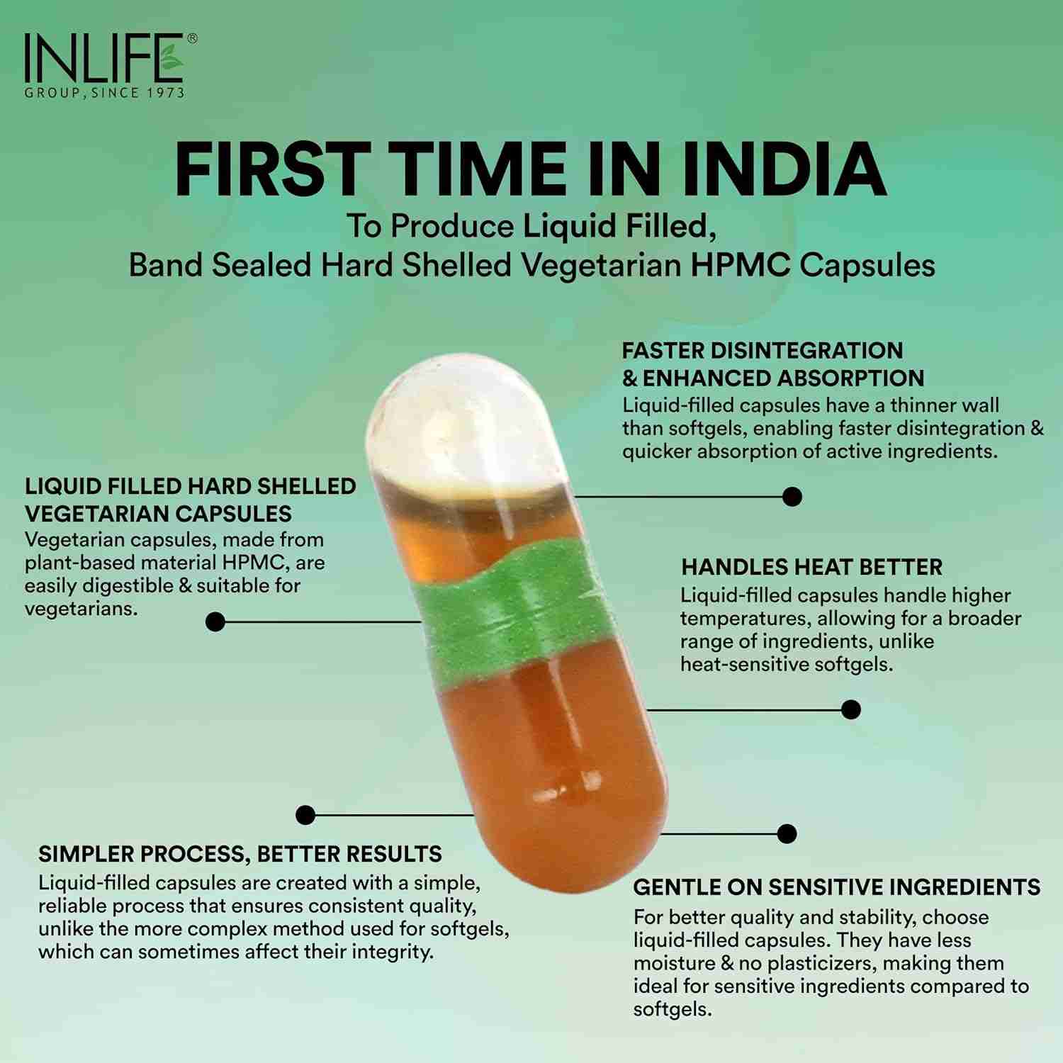 Inlife | Neem Seed Oil Capsules | Rich in Antioxidants | Health Supplement for Men Women, 500mg | 60 Liquid Filled Veg Cap