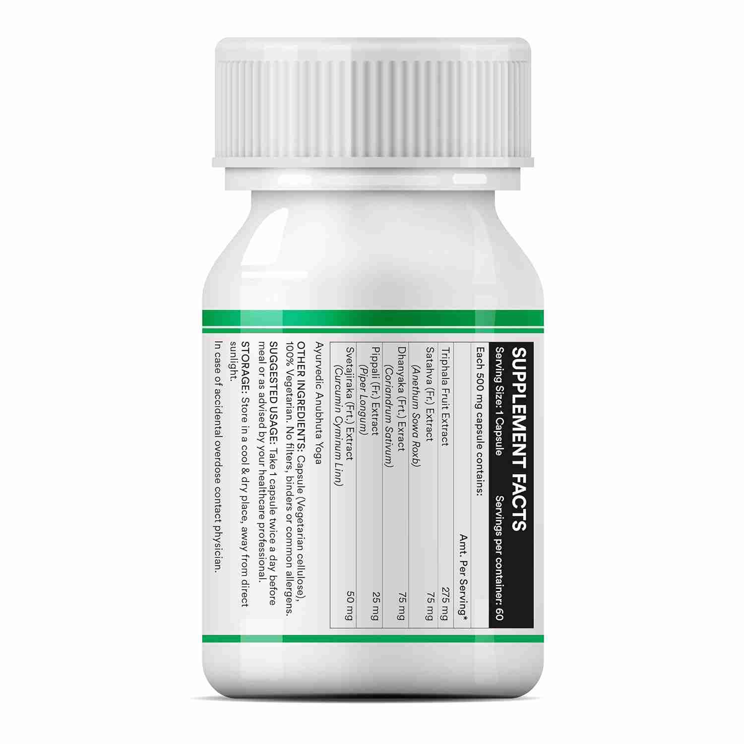 Inlife | Digestion Support Supplement | For Men and Women | 60 Veg Cap