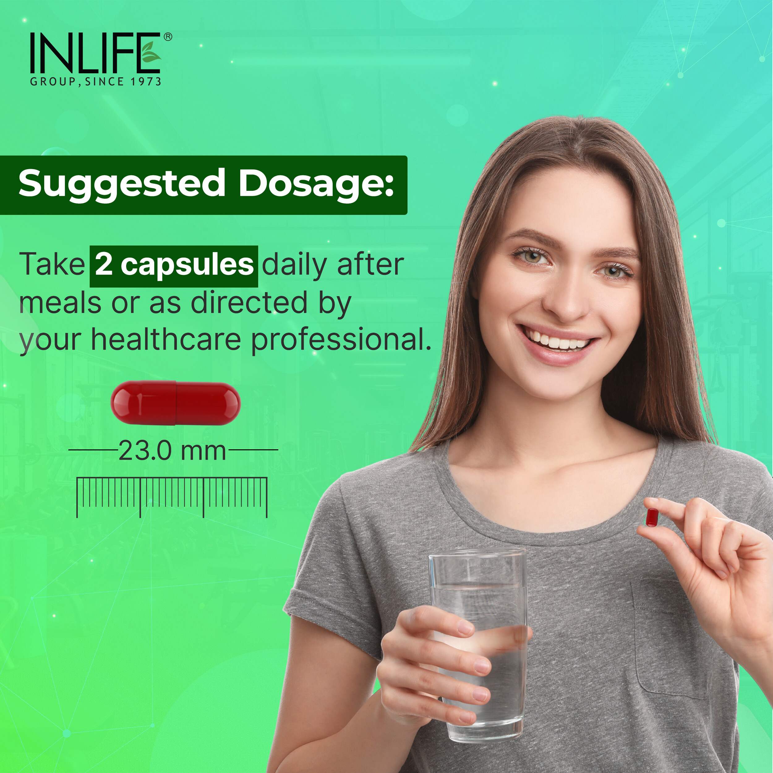 Inlife | Magnesium Glycinate with Zinc Picolinate | Chelated Bisglycinate | Muscle Sleep & Nerve Health | Men Women | 120 Veg Cap