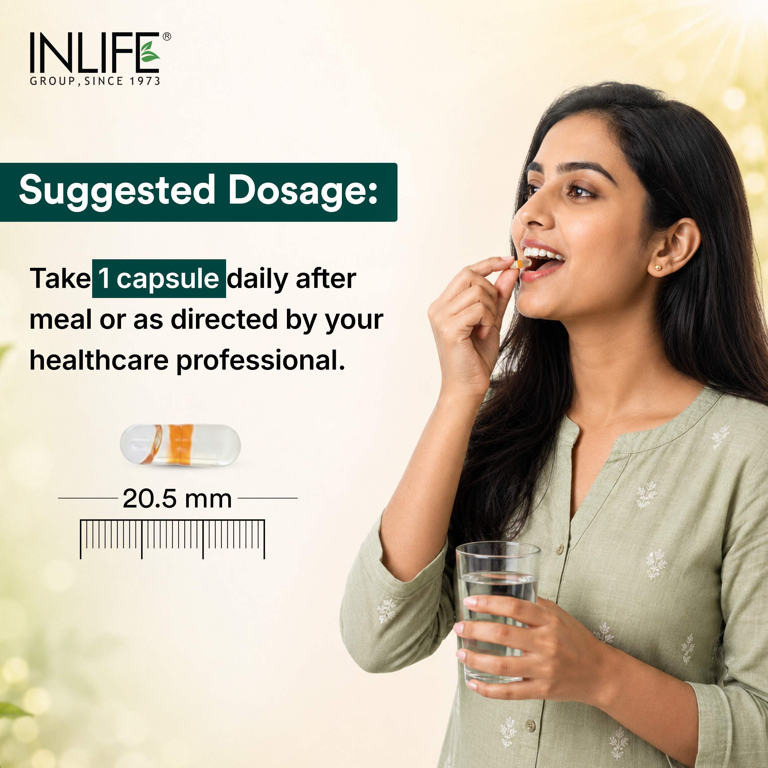 Inlife | Vitamin D3 600 IU K2 MK7 55 mcg | Plant Based Lichen Sourced | Bone Muscle & Immunity Health | Men Women | 60 Veg Cap
