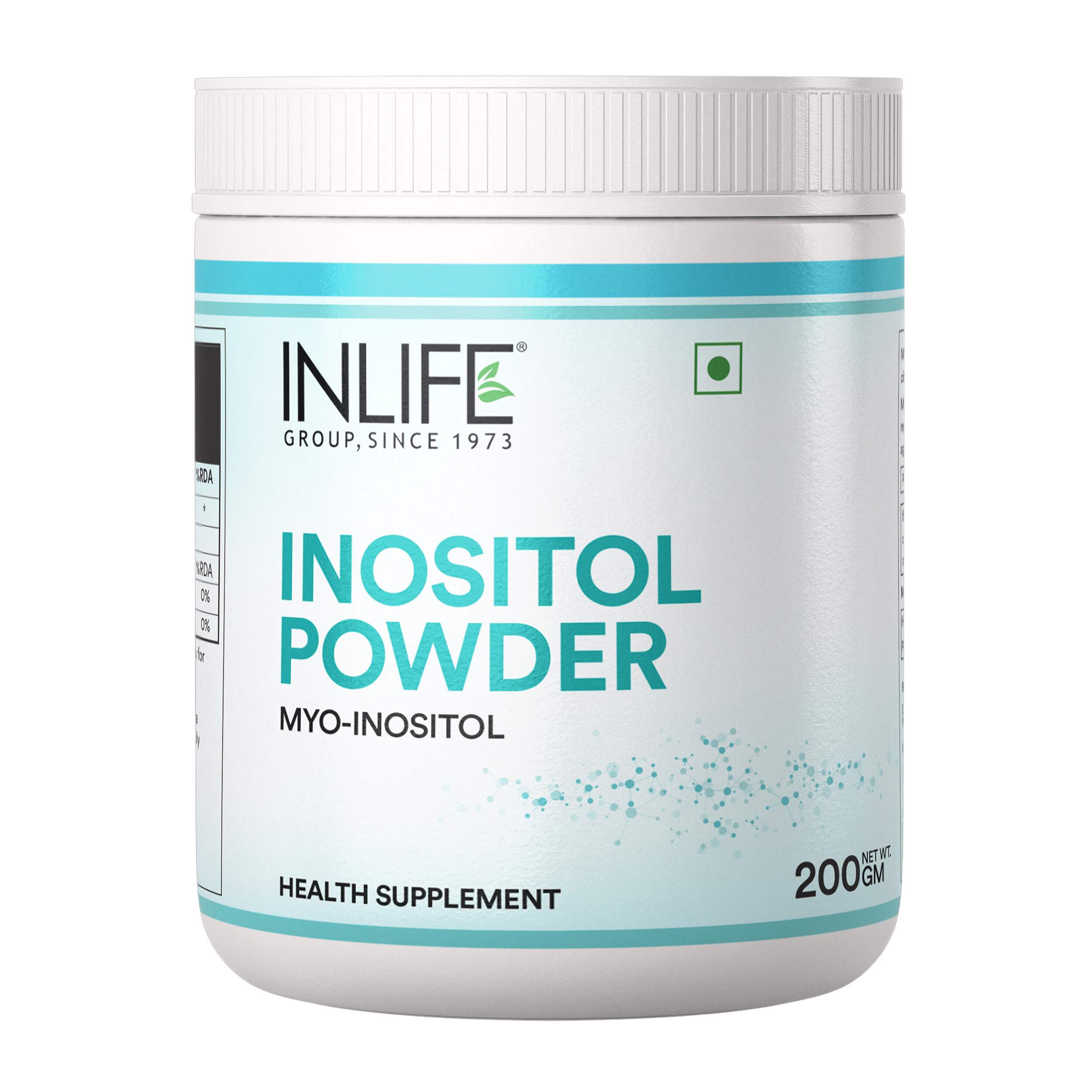Inlife | Myo Inositol Powder 2000mg | Unflavoured | Hormonal Metabolic Balance & PCOS Support for Women | 200g