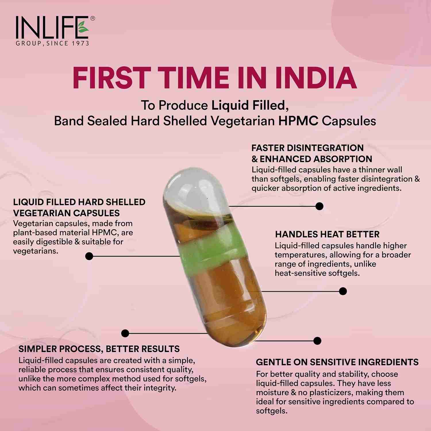 Inlife | Vaginal Health Capsules for Hygiene Support with Neem Seed Oil (Nimba Taila) 500mg | Promote Healthy Vaginal Odor & Vaginal Flora | 60 Count