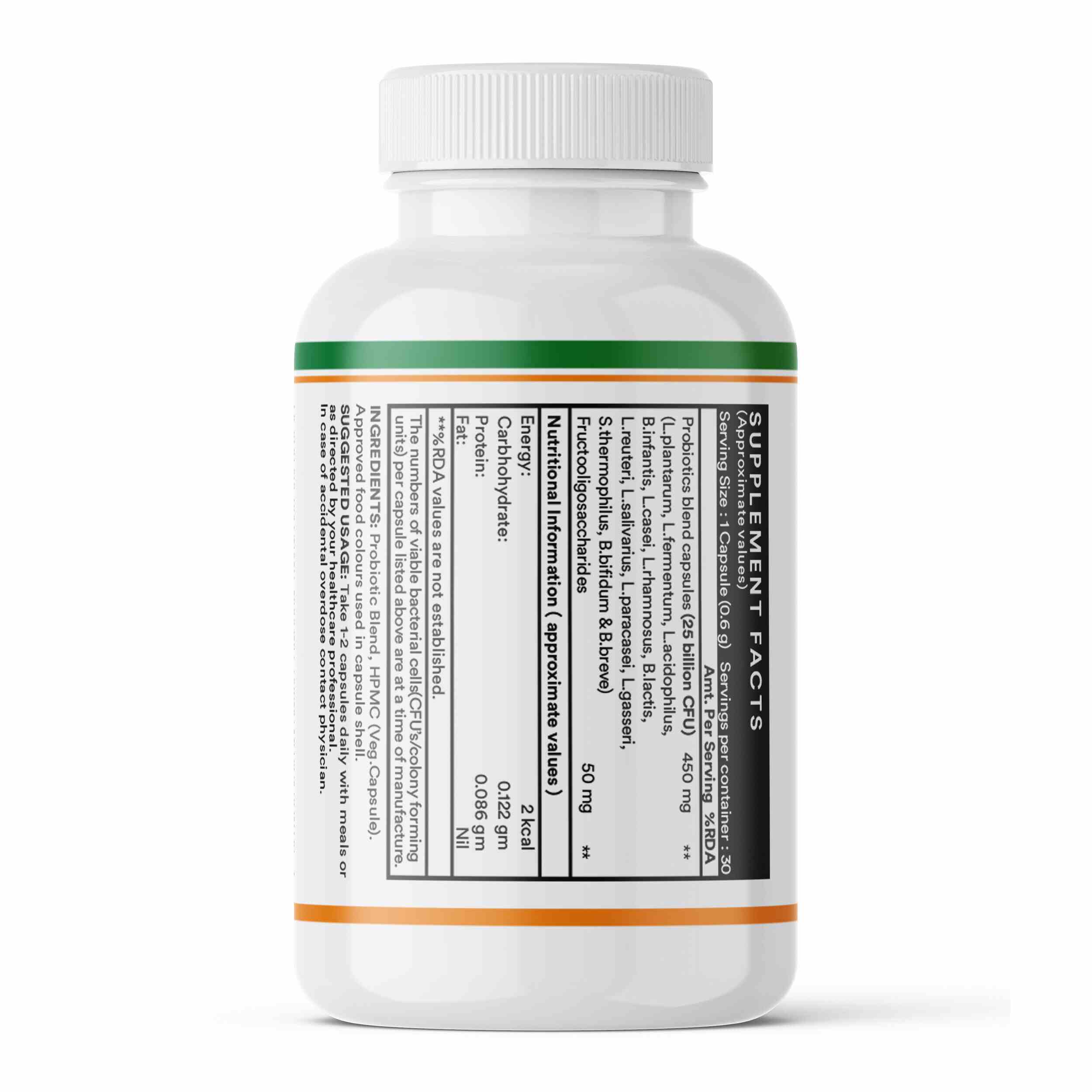 Inlife | Prebiotic & Probiotic Forte 25 Billion CFU | 14 Strains with Lactobacillus Reuteri | Gut Digestive & Immune Health | Men Women | 30 Veg Cap