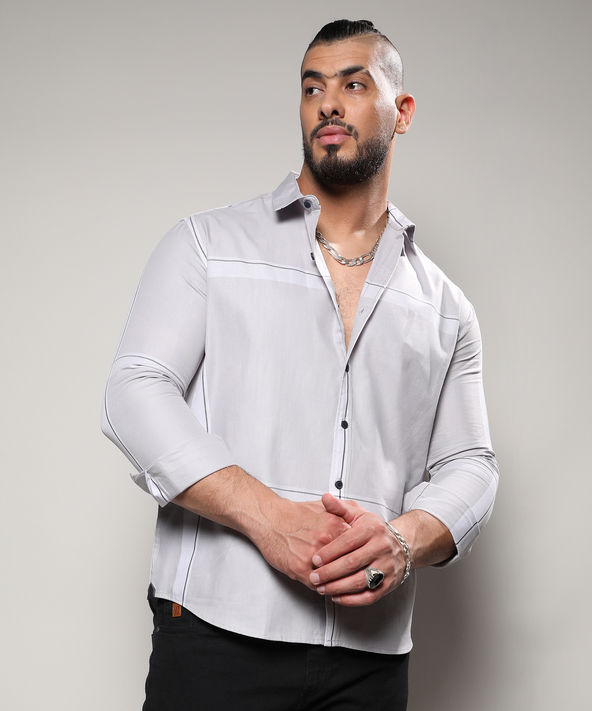 Men's Tartan Plaid Button Up Shirt