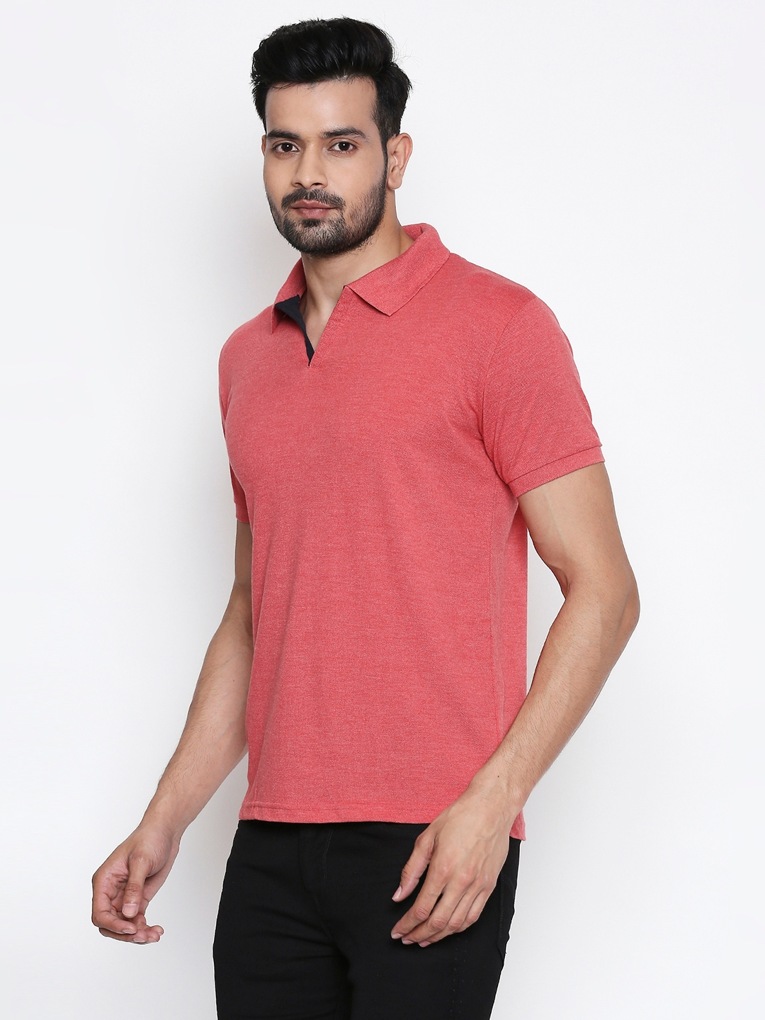 Integriti | Integriti Red Slim Fit Men's T-Shirts 2