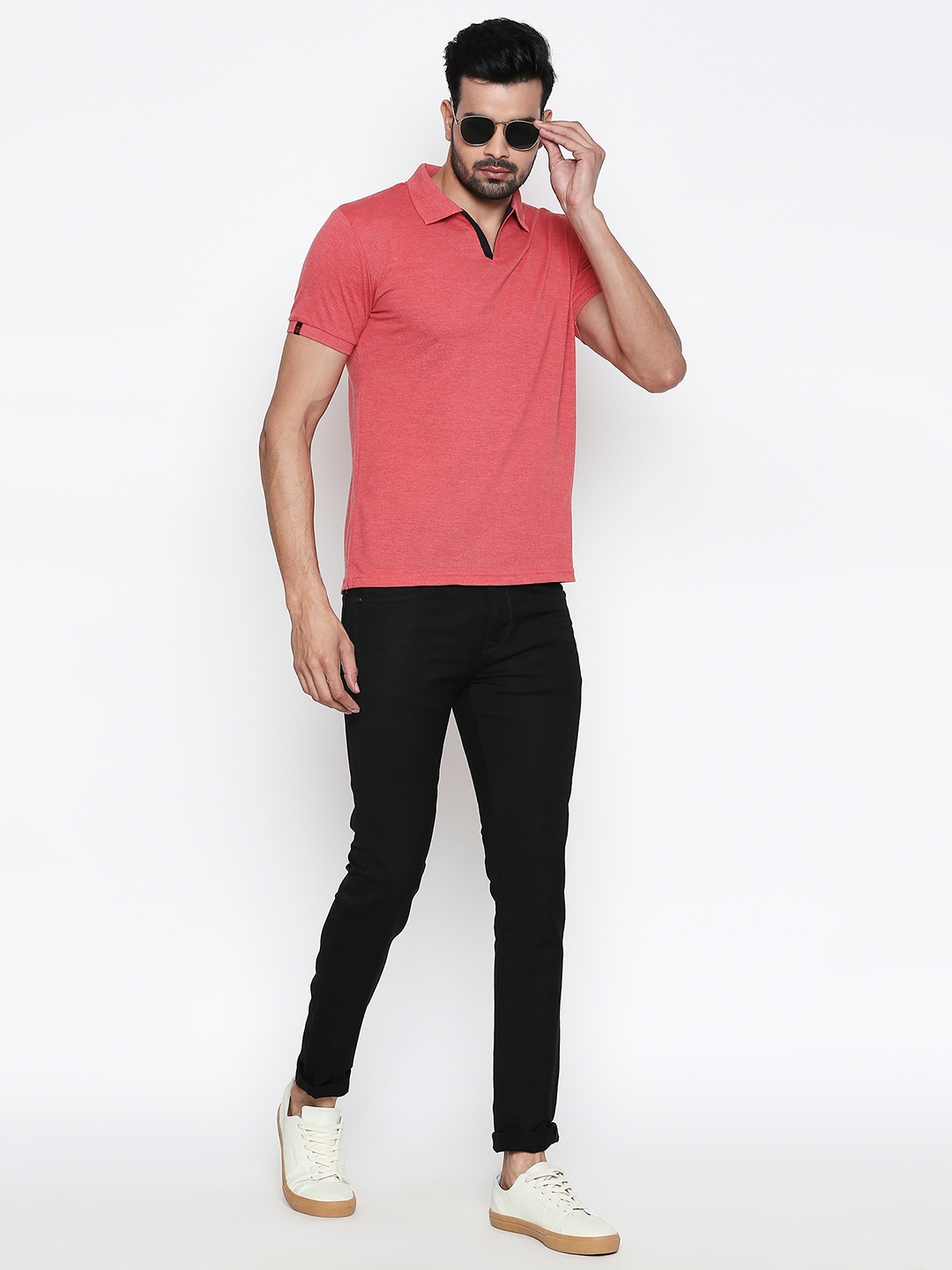 Integriti | Integriti Red Slim Fit Men's T-Shirts 3