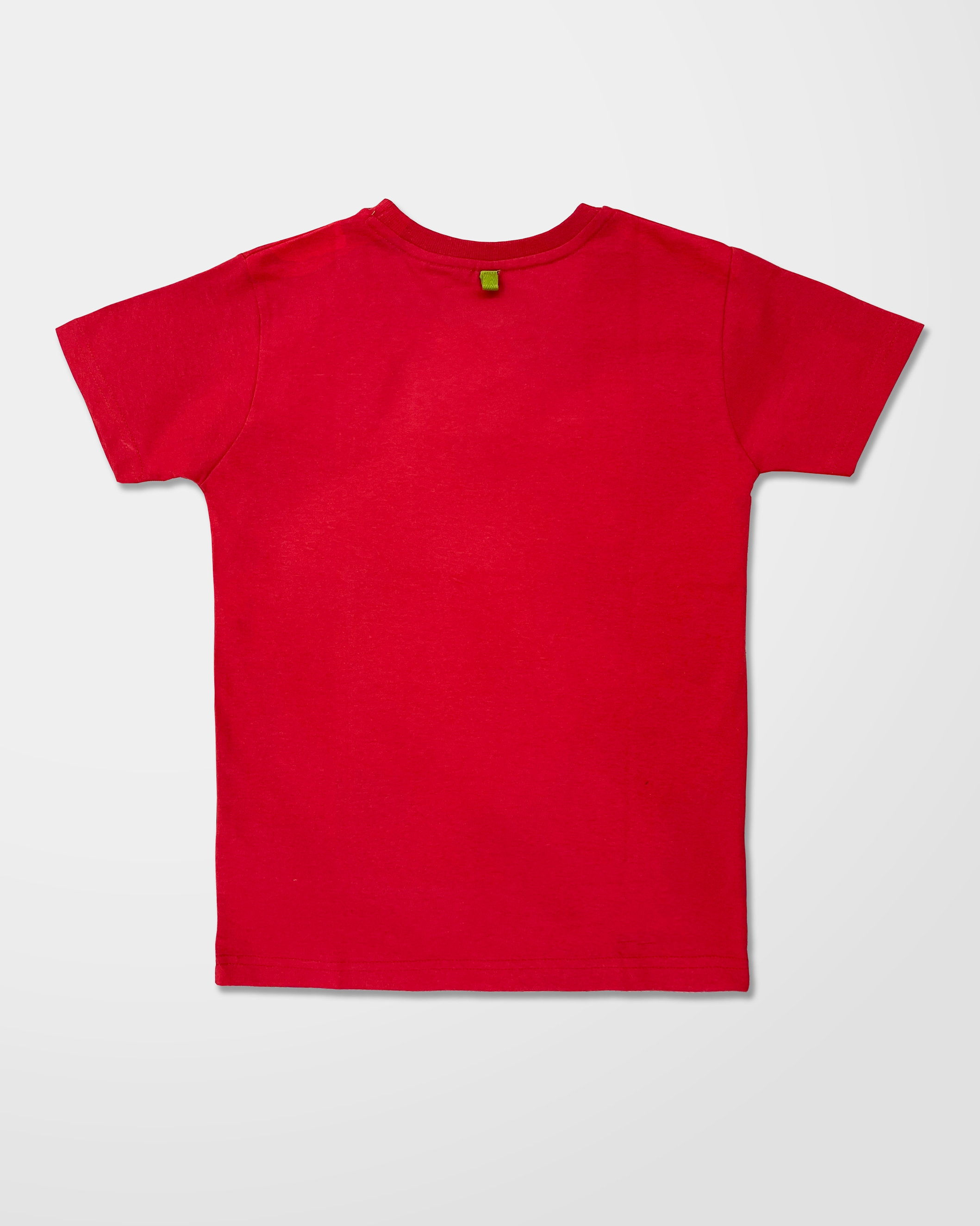 Vertu Duds | Vertu Duds Dino Printed Red Cotton Short Sleeve T-Shirt 3