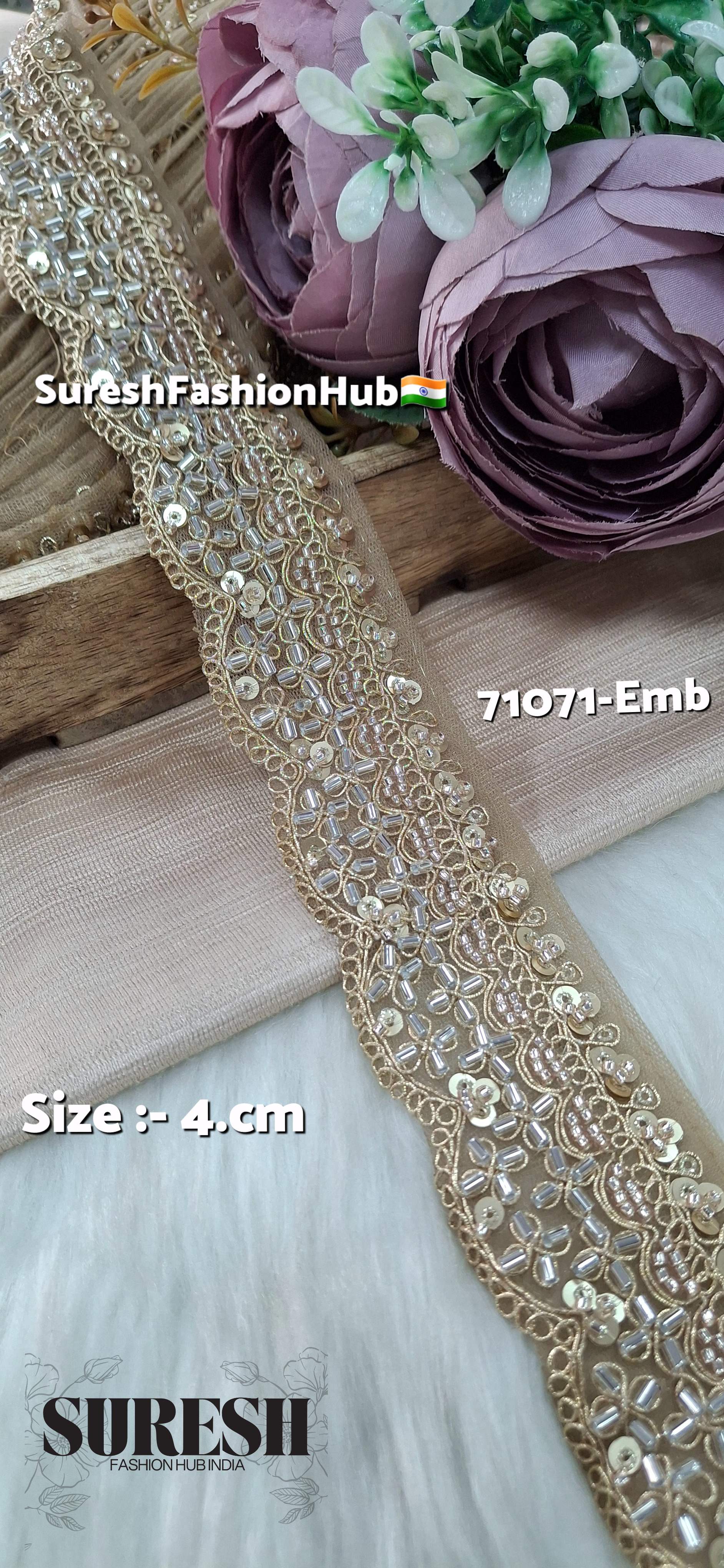 Lightlist Gold Ornamental Floral Lace