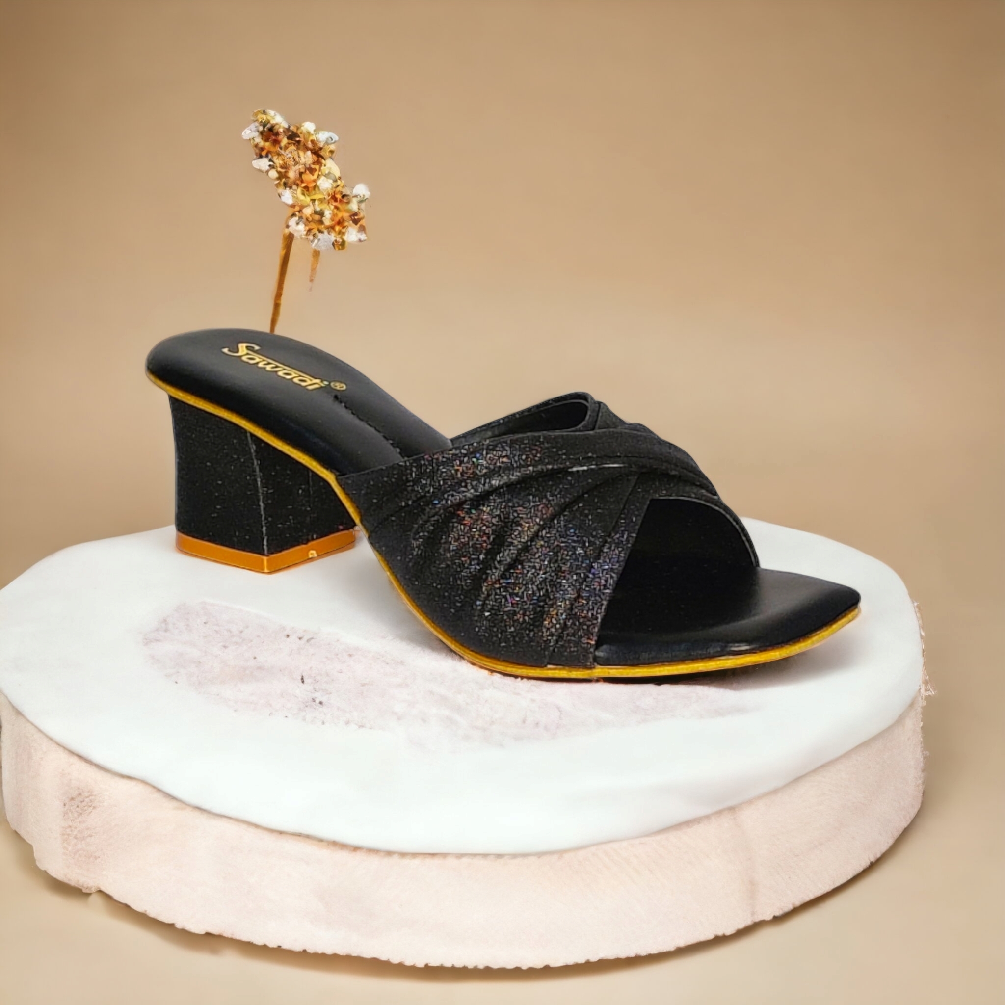 SAWADI | Women Black Heels Sandal undefined