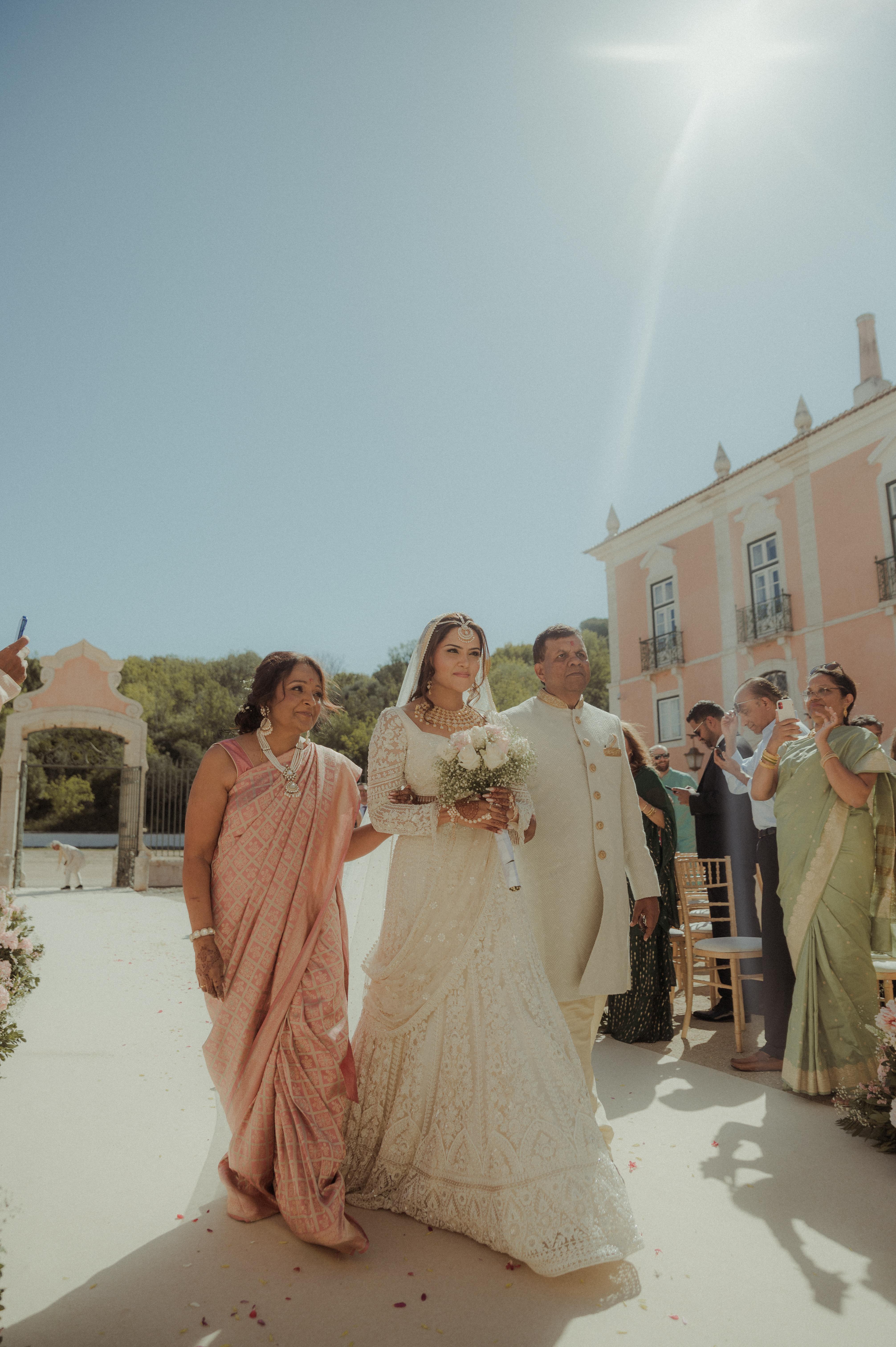 Nina Ivory Bridal Lehenga
