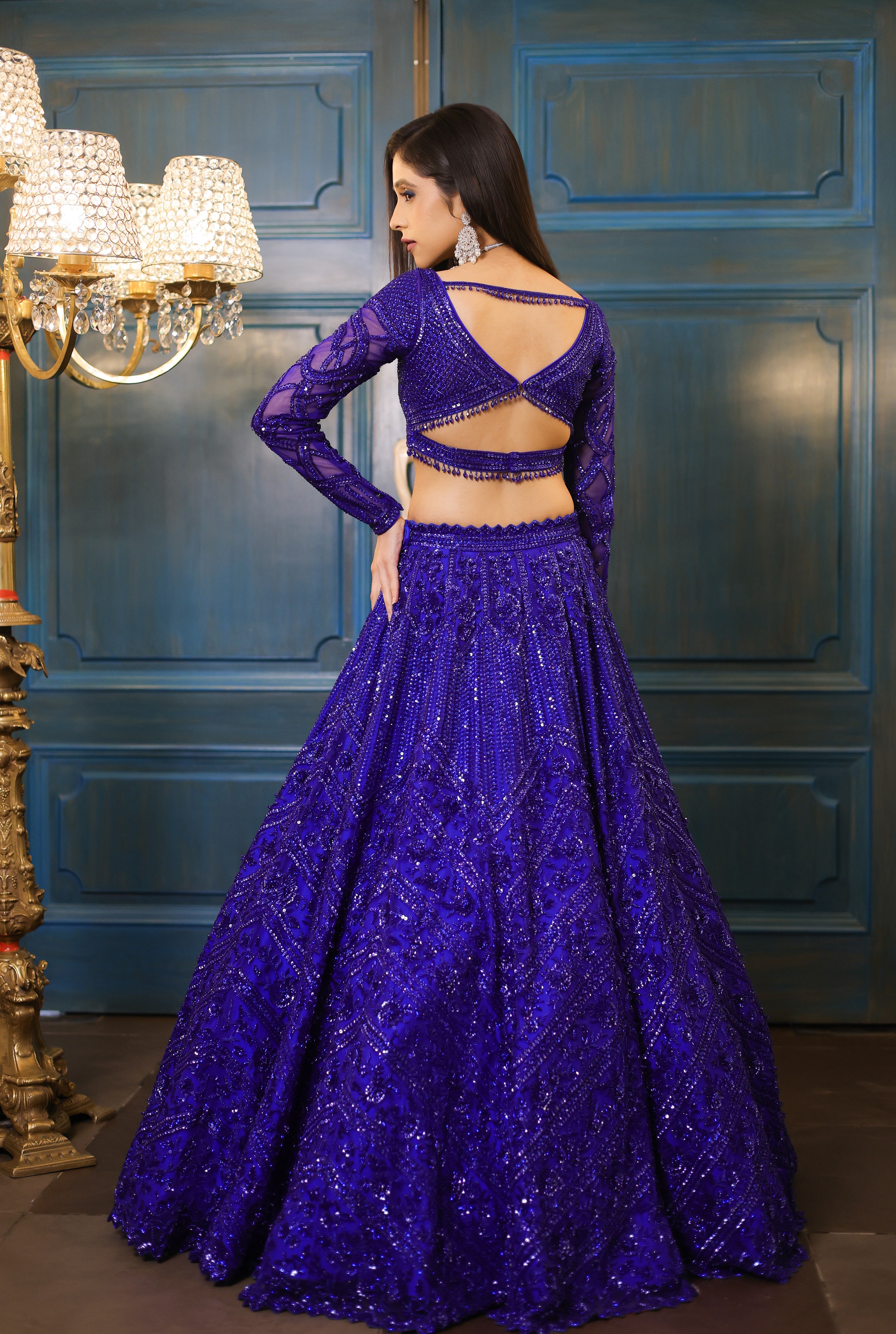 Sanjana Blue Lehenga