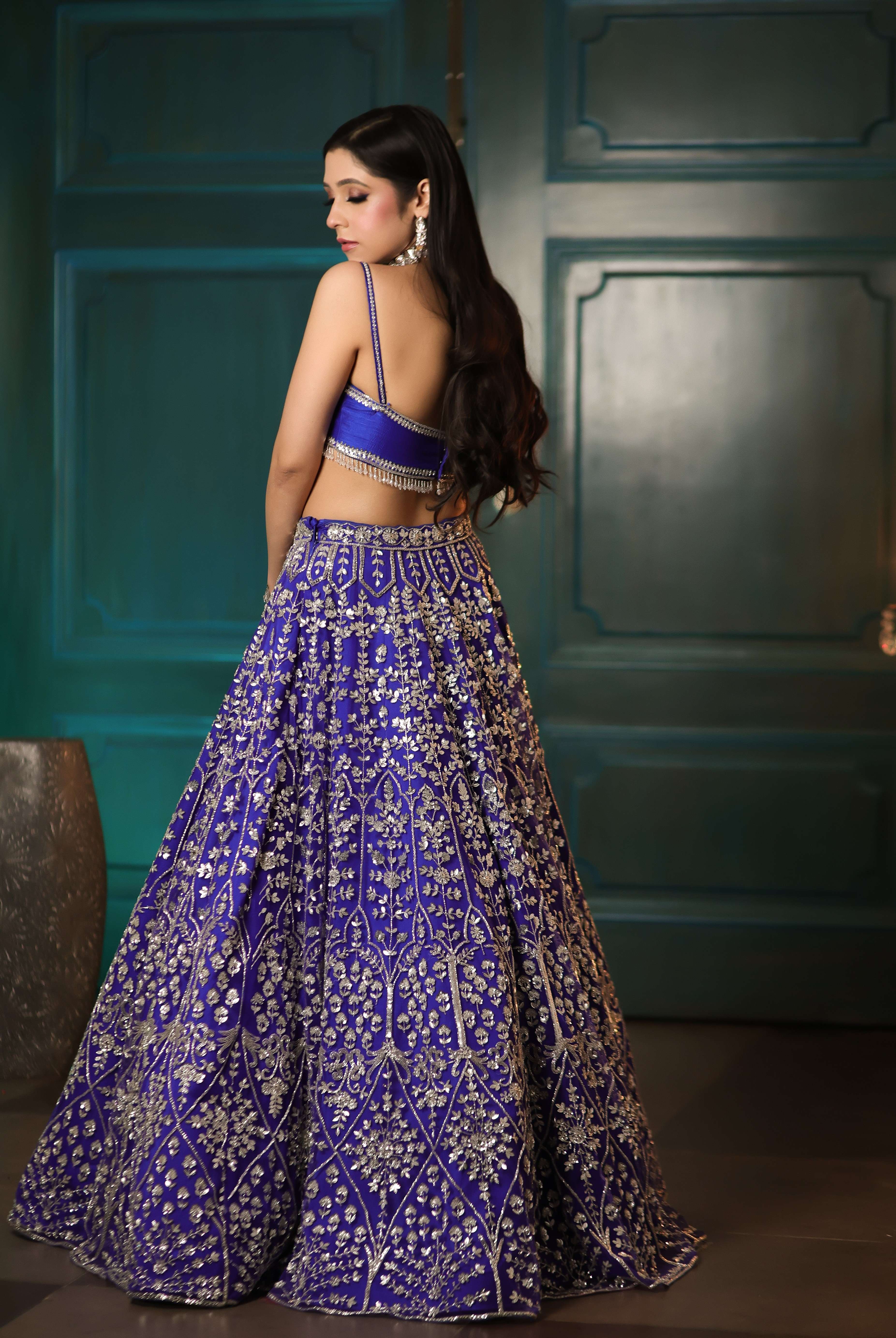 Vikki Blue Lehenga