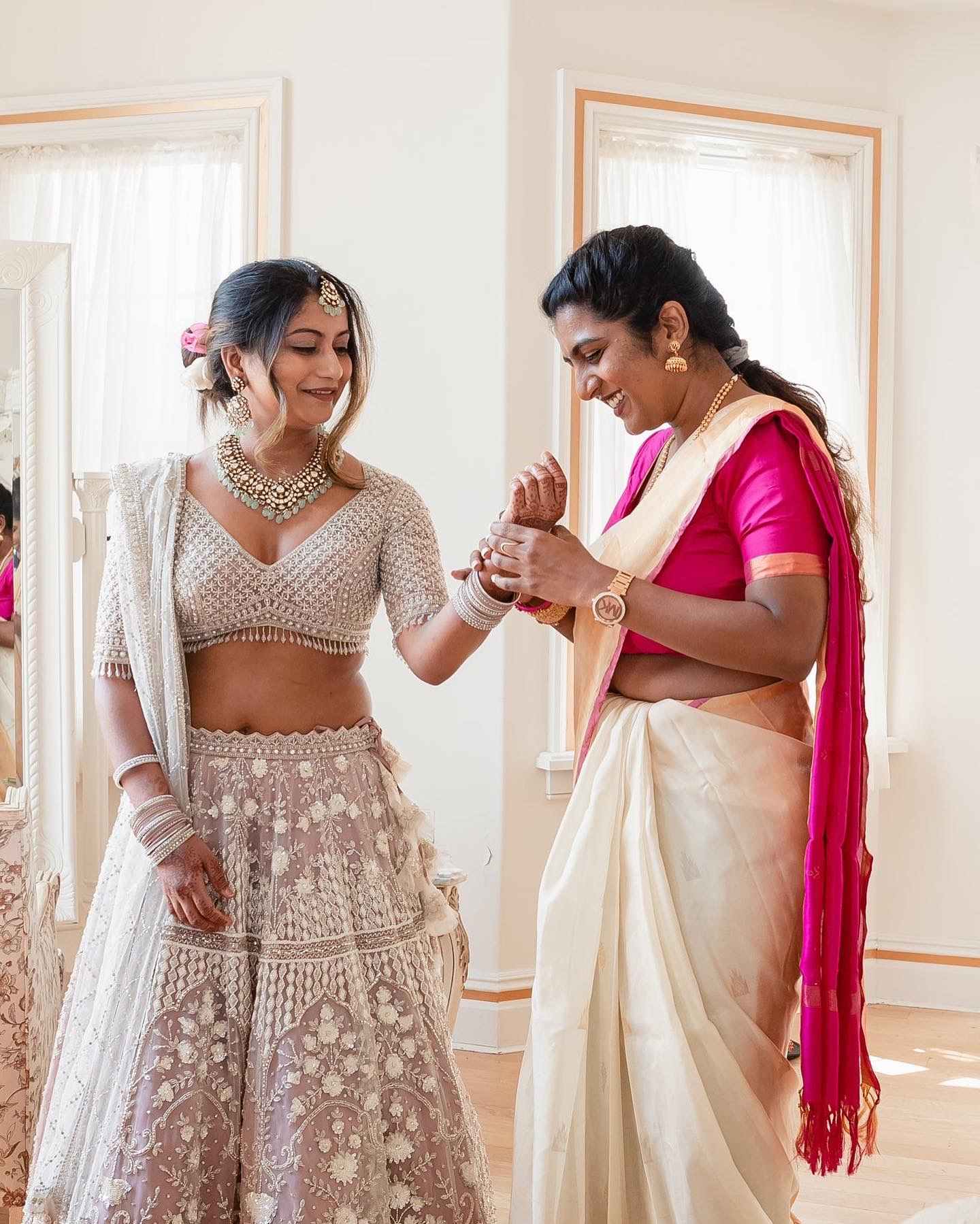 Nama Ivory Bridal Lehenga