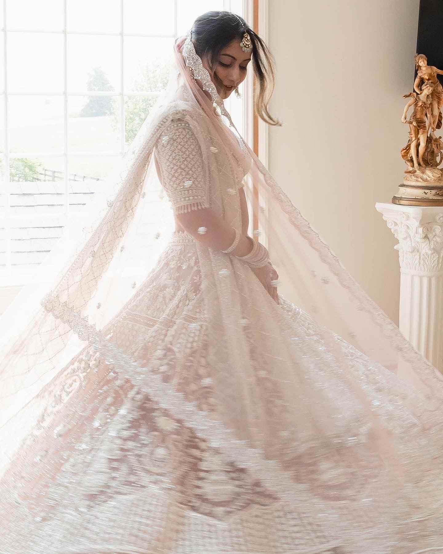 Nama Ivory Bridal Lehenga