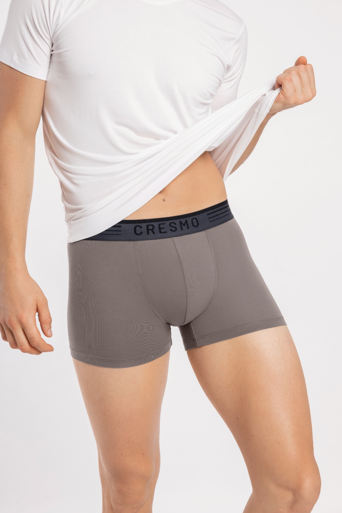 CRESMO | CRESMO Men's Anti-Microbial Micro Modal Underwear Breathable Ultra Soft Trunk 3