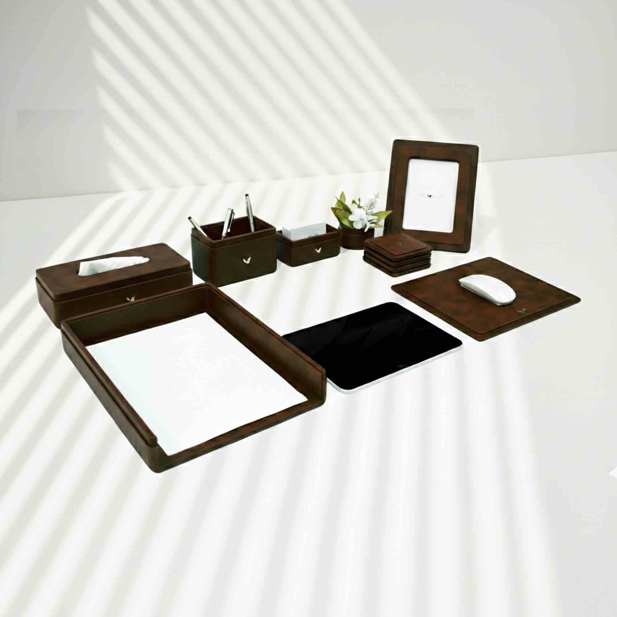 Desk Set | Light | SO8 | Classic | Brown