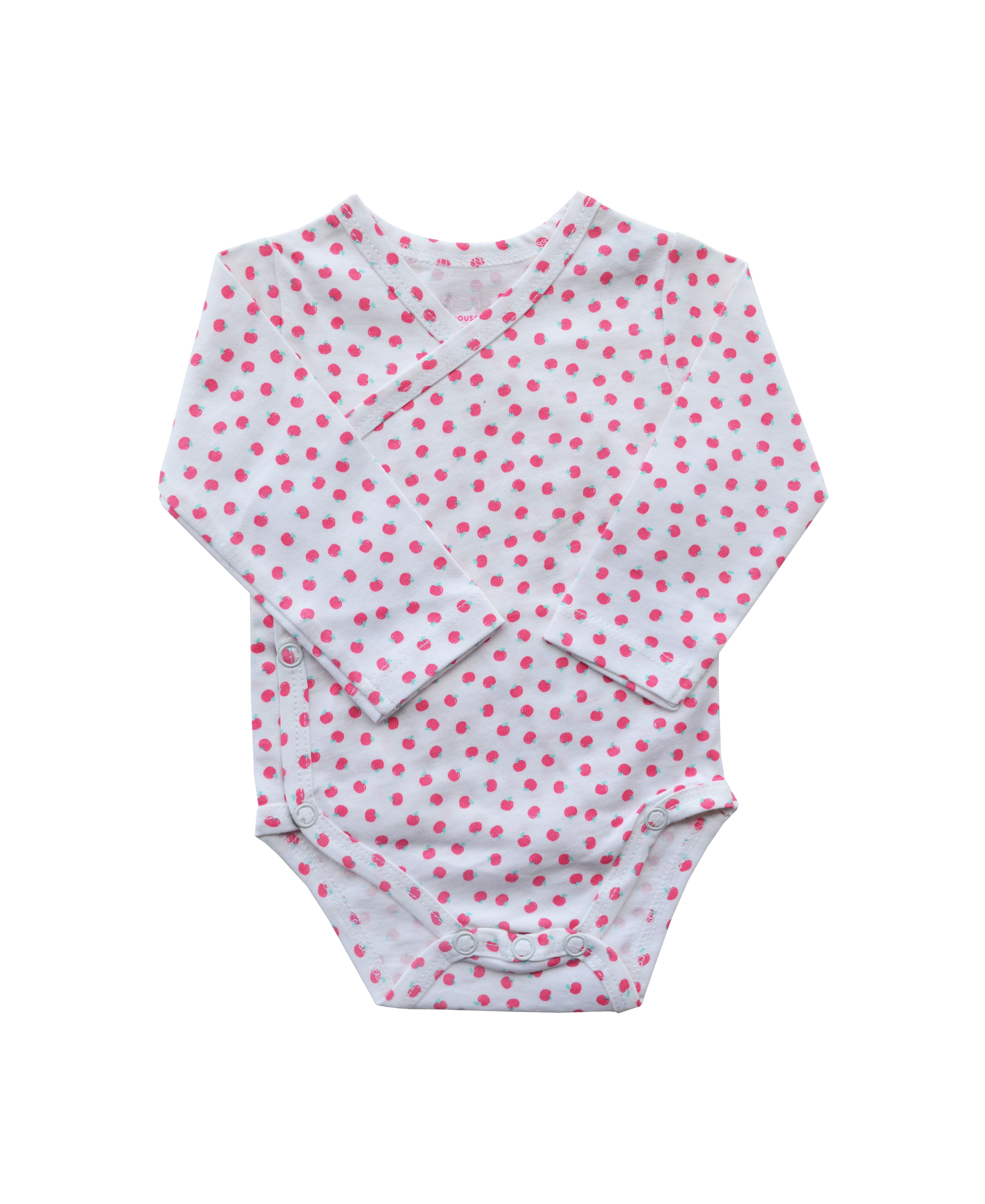 Babeez | Allover Apple Print On Full Wrap Body (100% Cotton Jersey) undefined