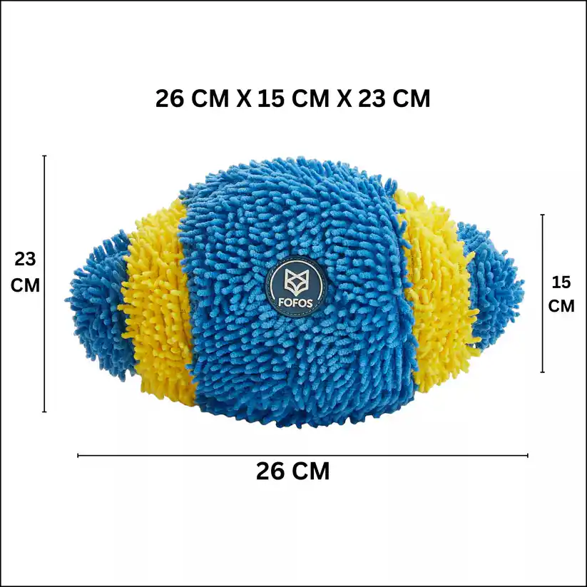 Fofos Sports Rugby Dog Toy