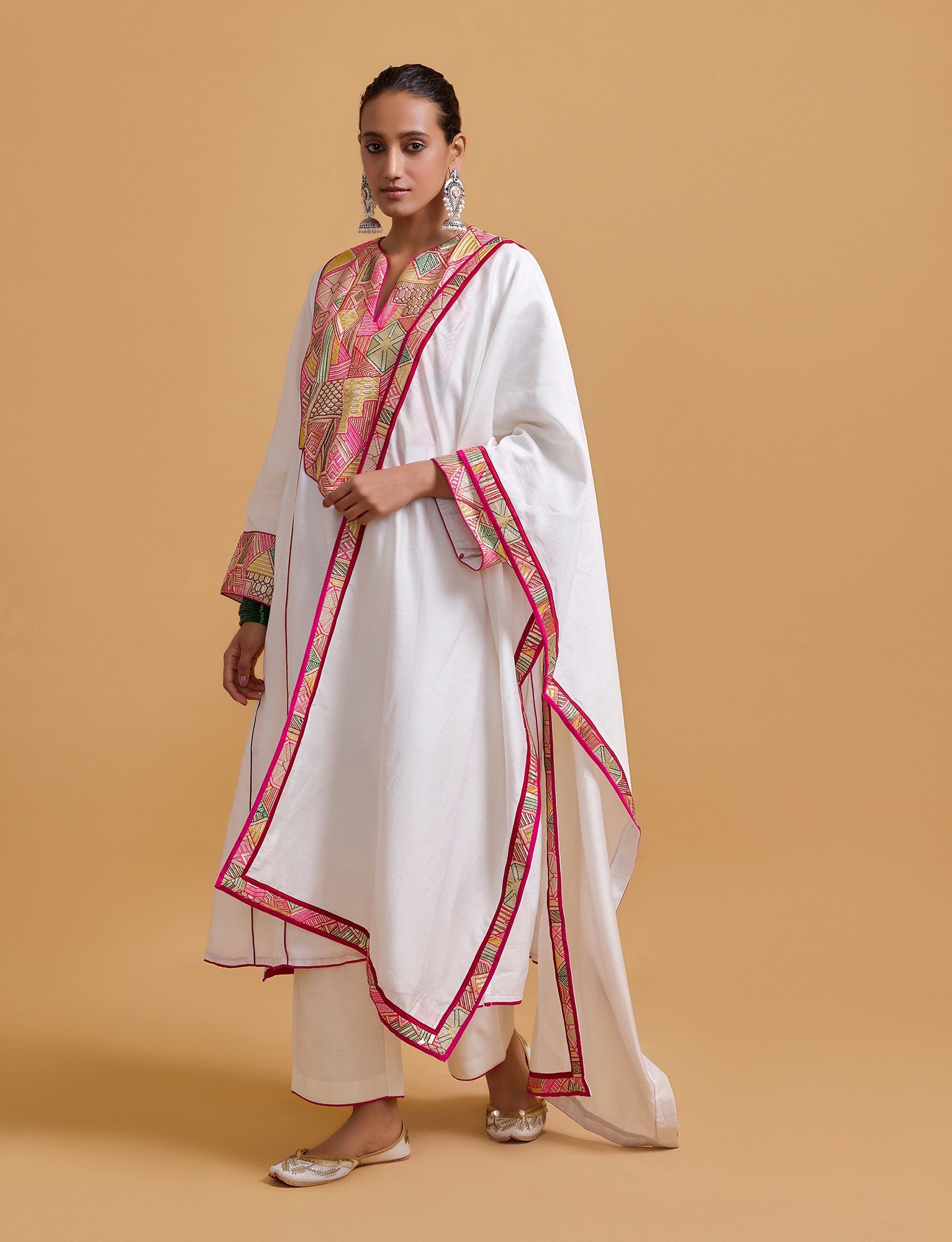 Mithai Offwhite Stole