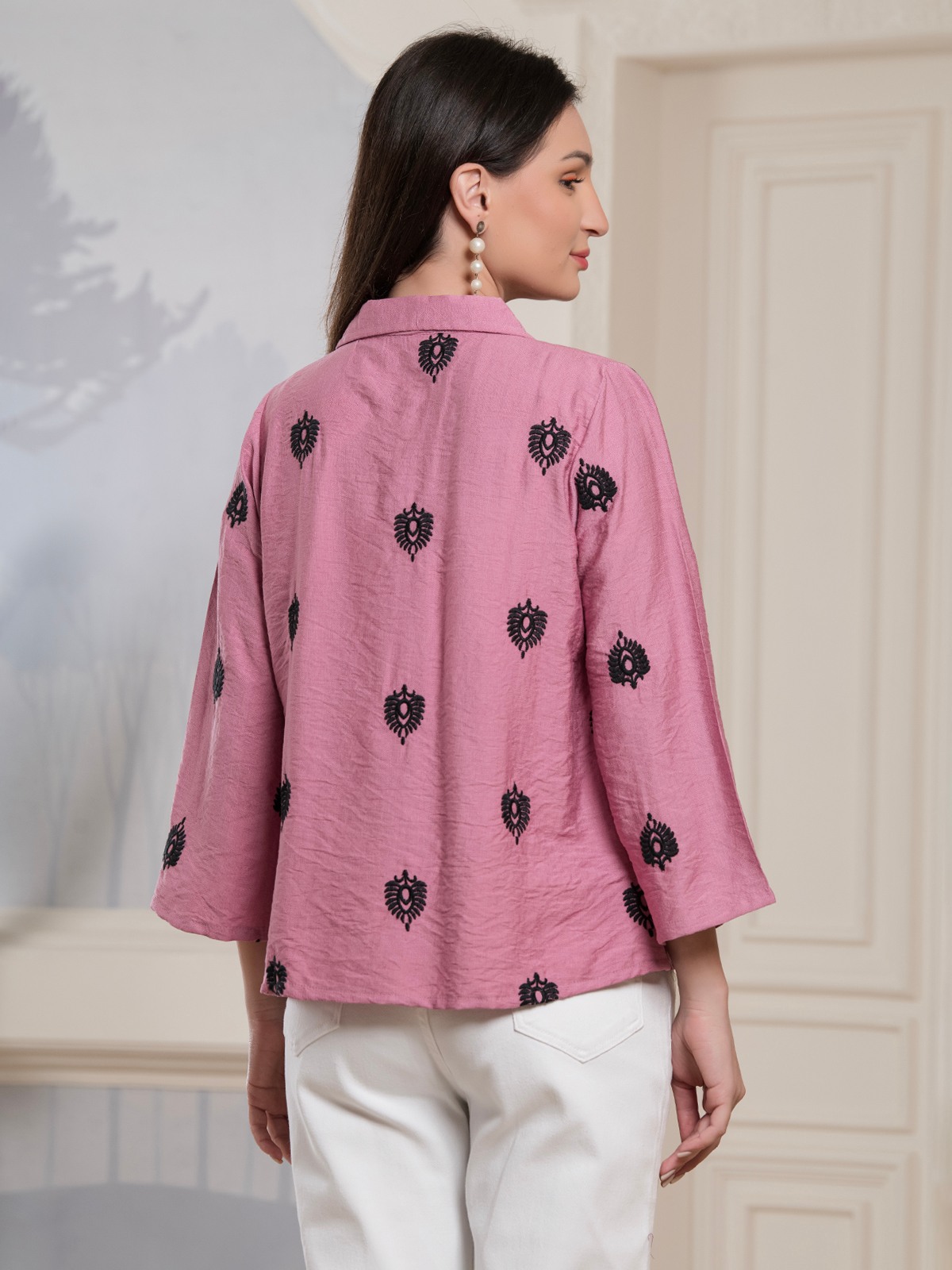 ALBION SMART LADIES PINK TOP