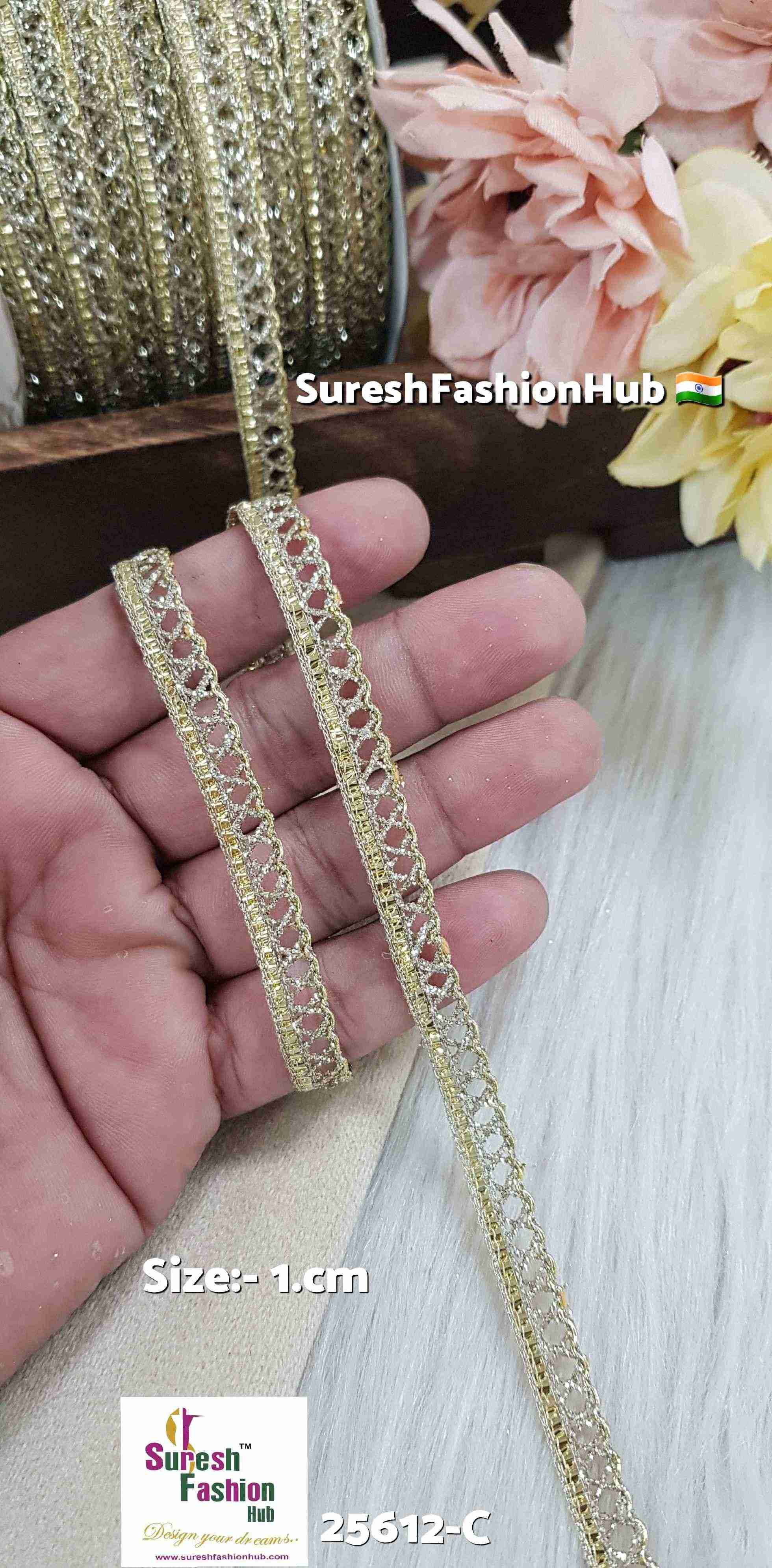 Light Gold Gota Dori Lace