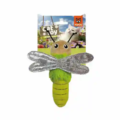Barkbutler Fofos Dragonfly Catnip Toy for Cats