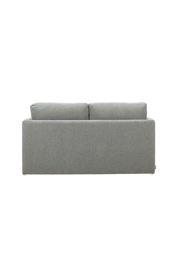 neudot Max Fabric Pull-Out Sofa Cum Bed for Living Room | 2 Seater Sofa Bed for Drawing Room & Bedroom | Diwan | Grey Color
