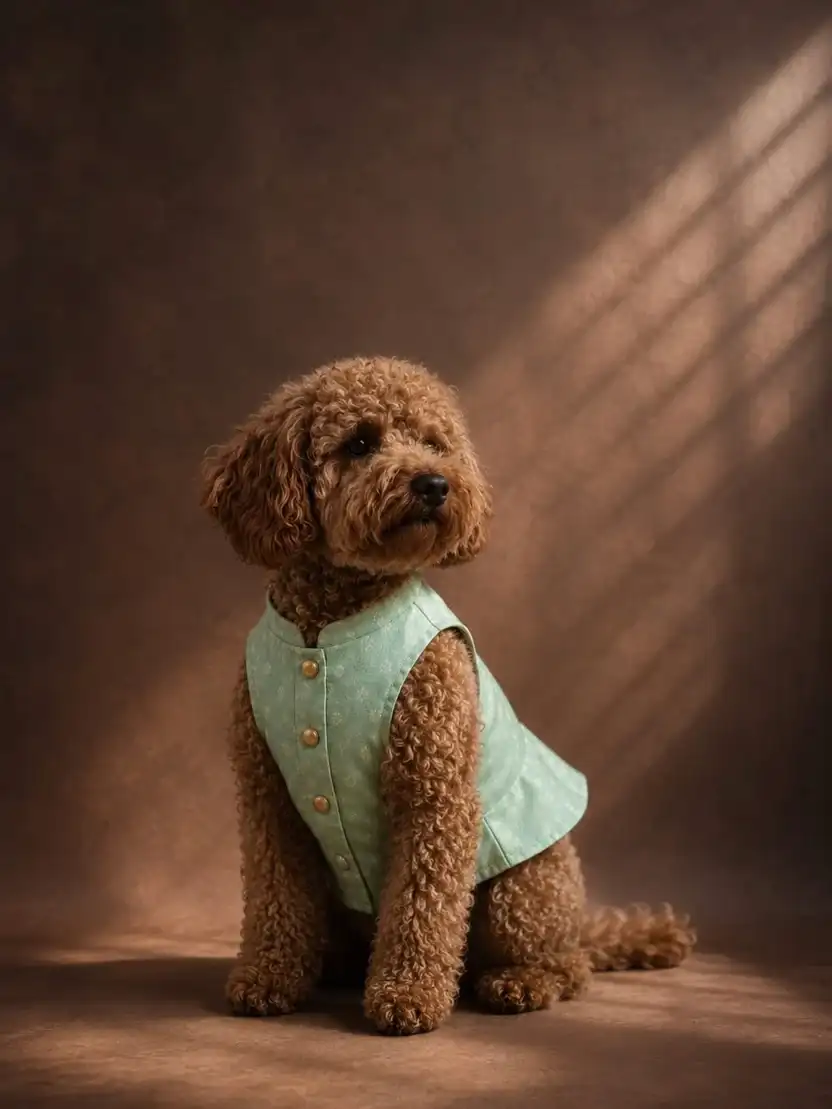 Pawsh Pet Pista Silk Sherwani for Dogs